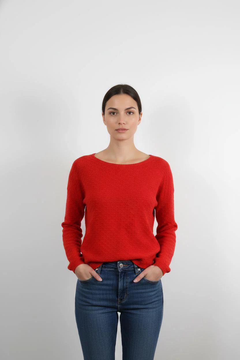 Pull Rouge - Taille S/36