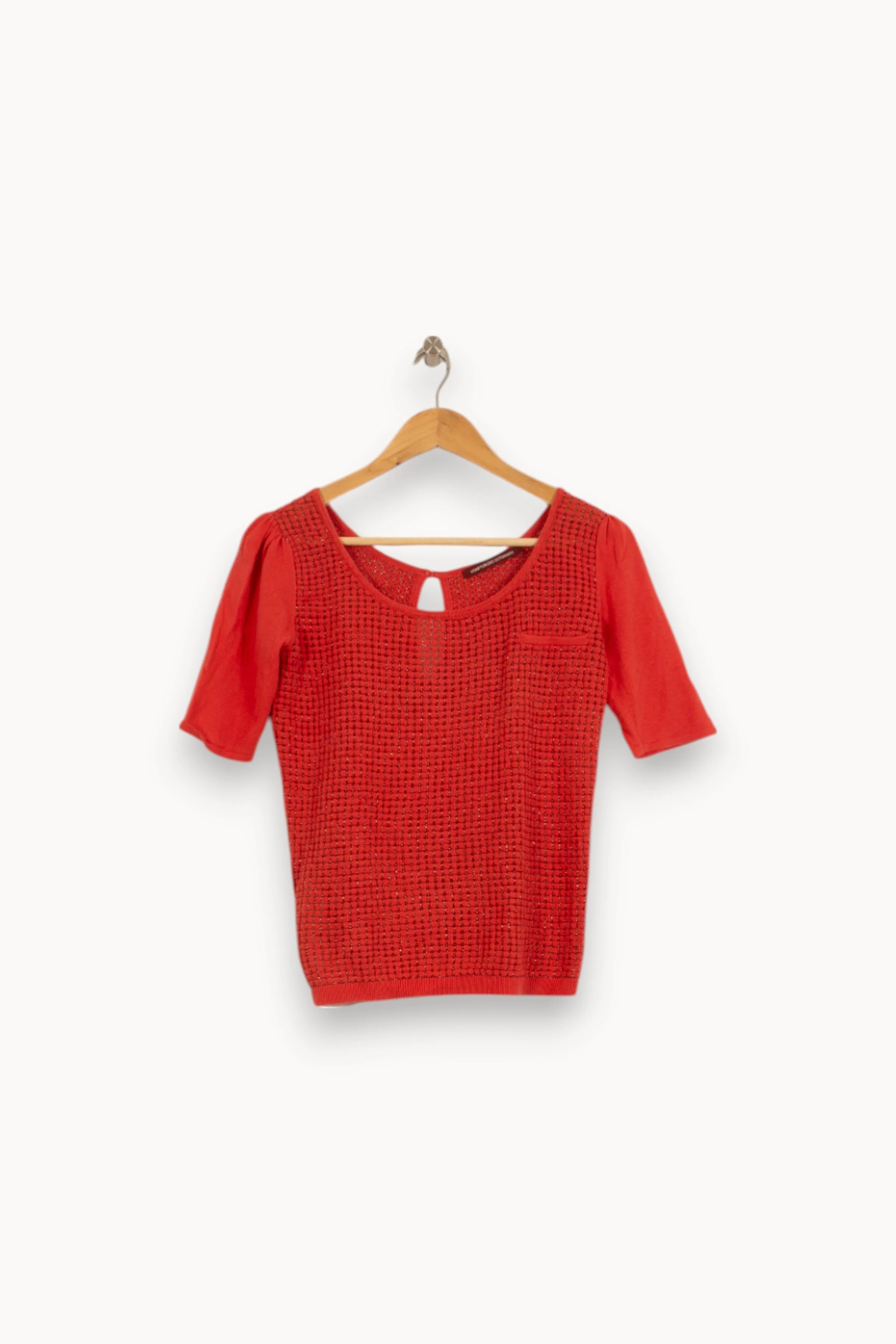 Pull Rouge - Taille XS/34 - Image 2