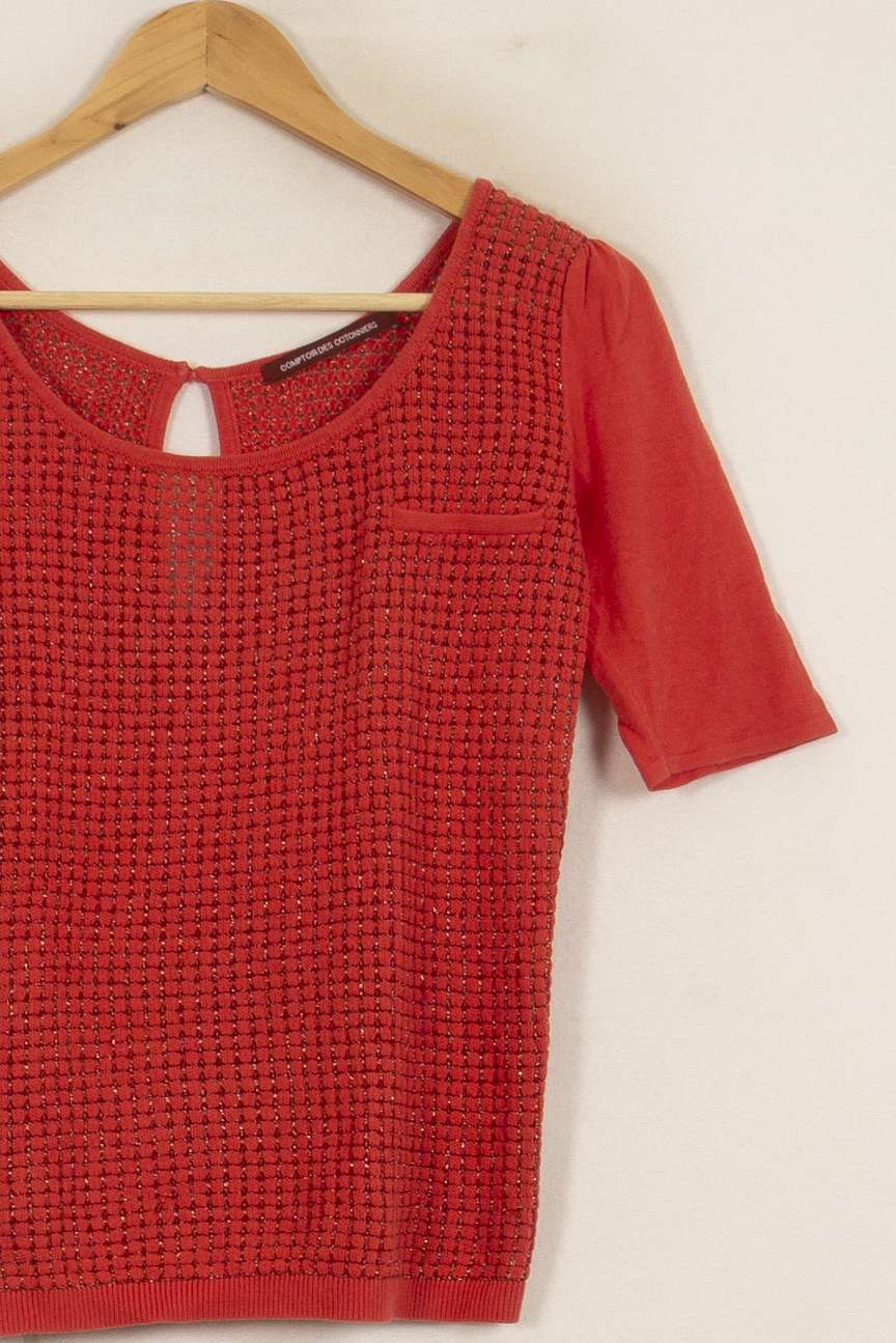 Pull Rouge - Taille XS/34 - Image 3