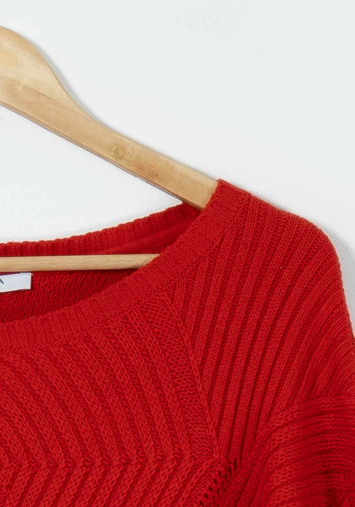Pull Rouge - Taille XS/34 - Image 3