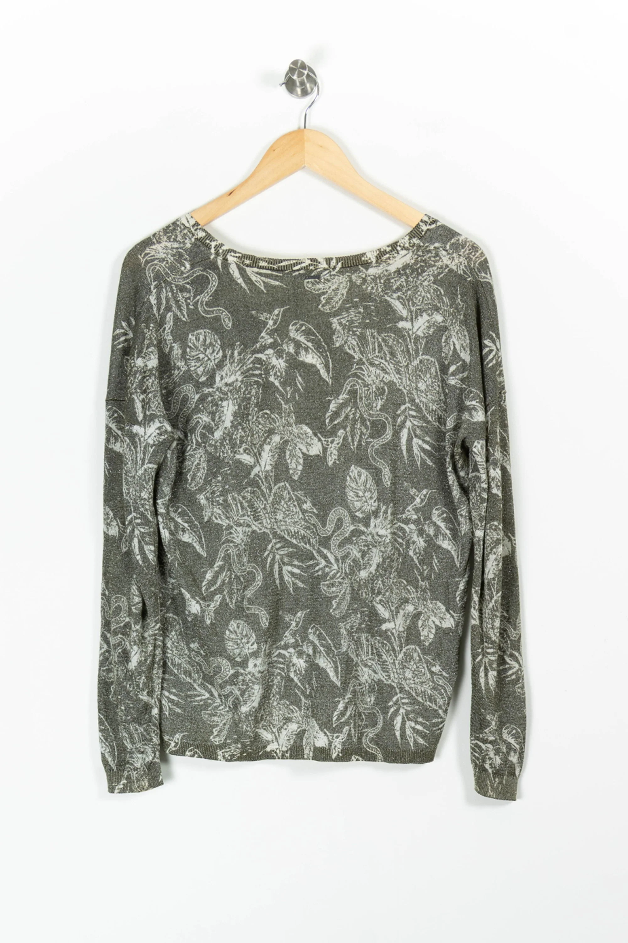 Pull Vert et Blanc - Taille M/38 - Image 4
