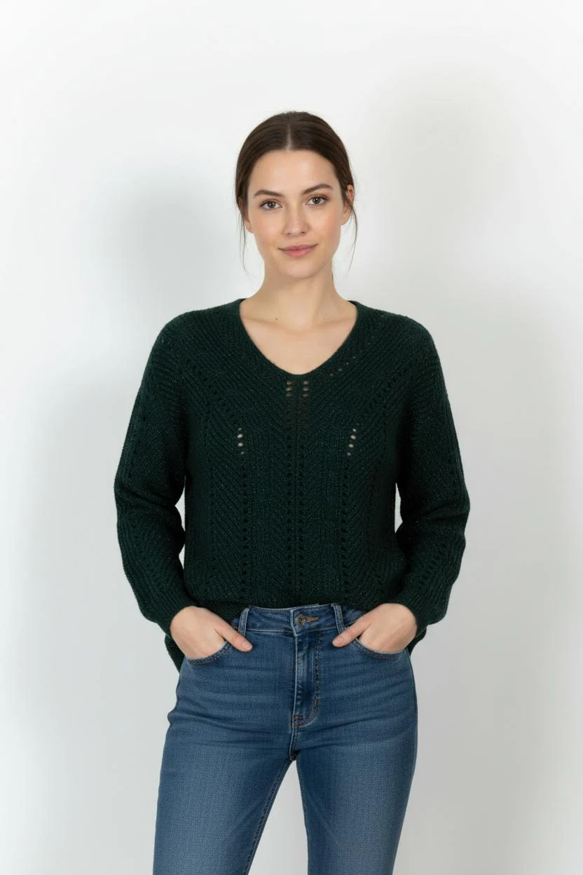 Pull Vert - Taille XS/34