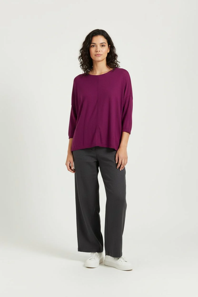Pull Violet - Taille L/40