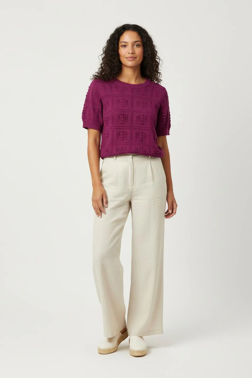 Pull Violet - Taille M/38