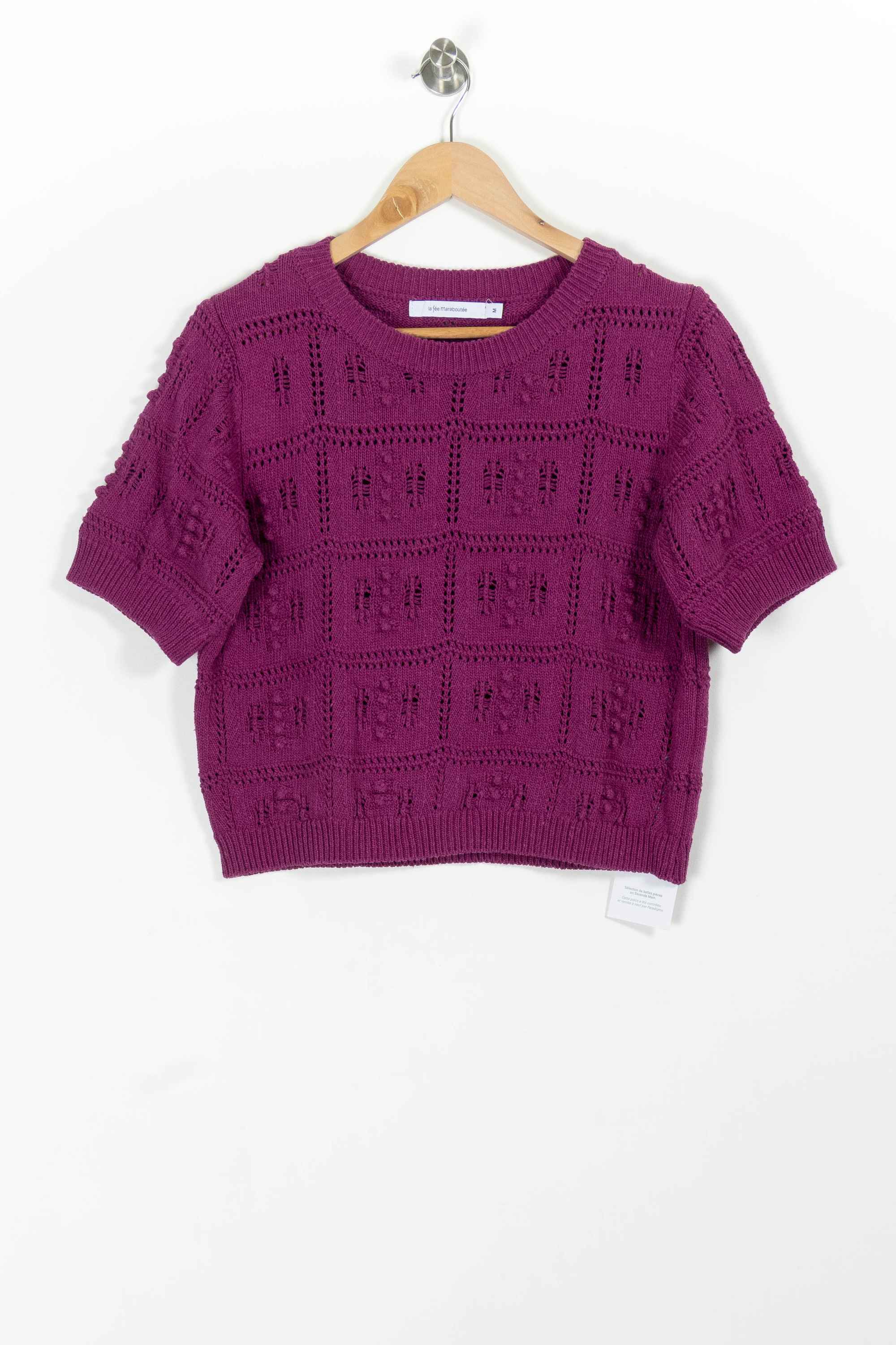 Pull Violet - Taille M/38 - Image 2