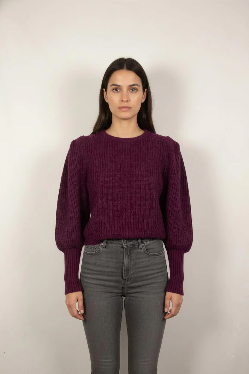Pull Violet - Taille S/36