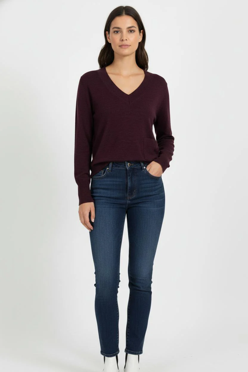 Pull Violet - Taille S/36
