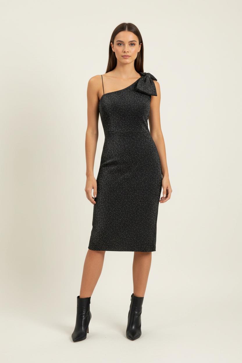 Robe Asymétrique Noire - Taille S/36