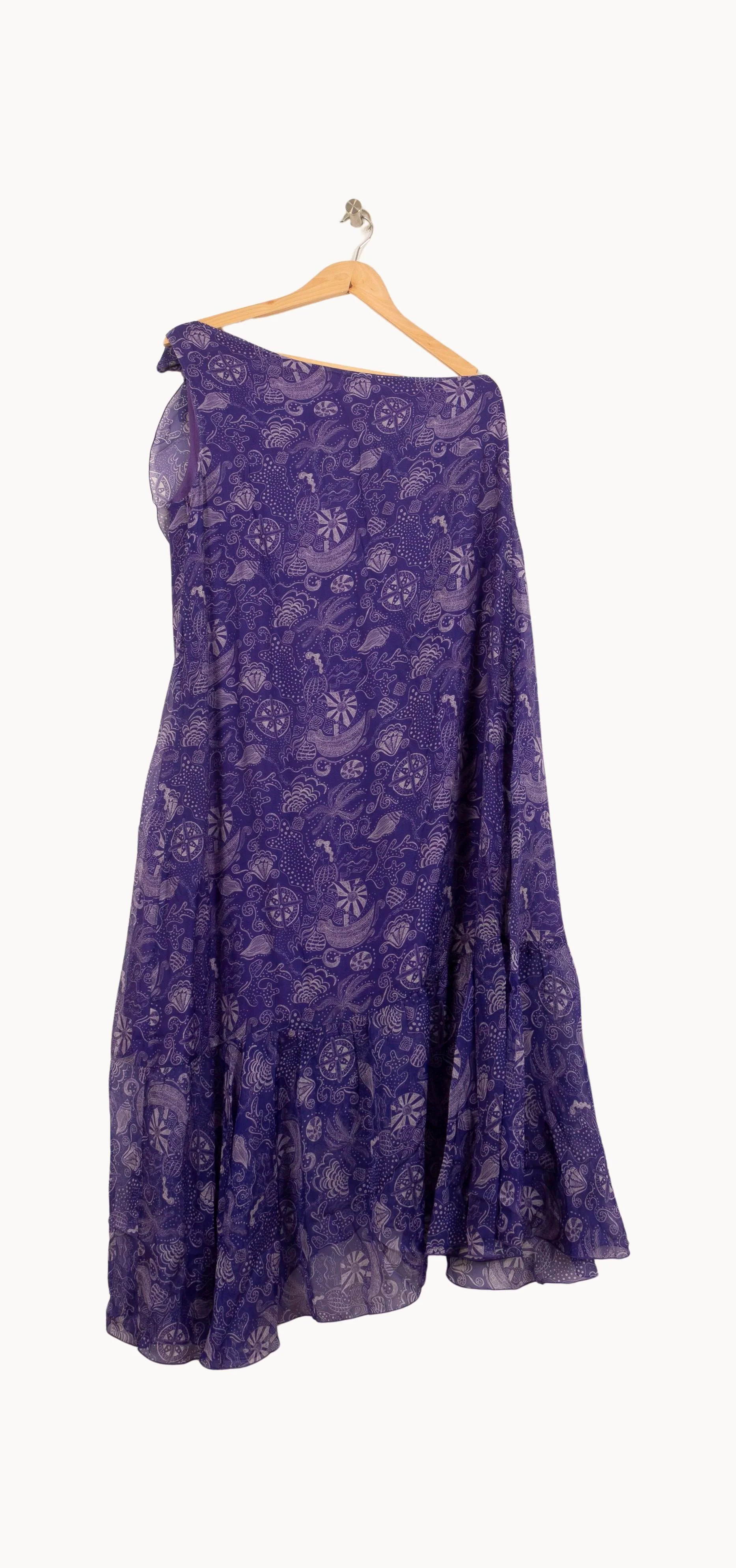 Robe Asymétrique Violette - Taille L/40 - Image 4