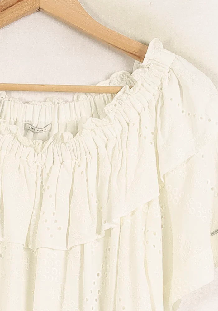 Robe Bardot Blanche - Taille XL/42 - Image 3