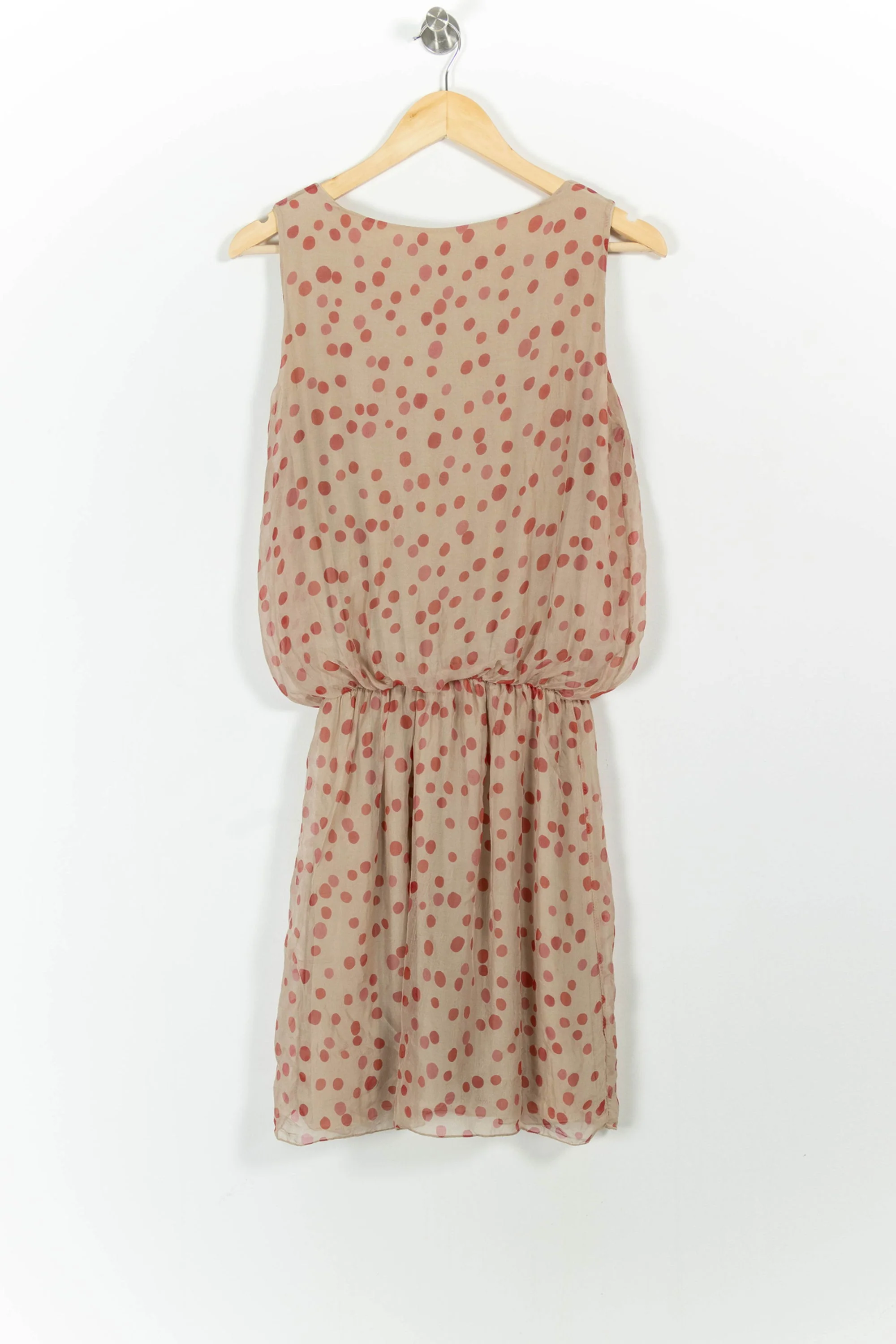 Robe Beige et Rouge - Taille S/36 - Image 4