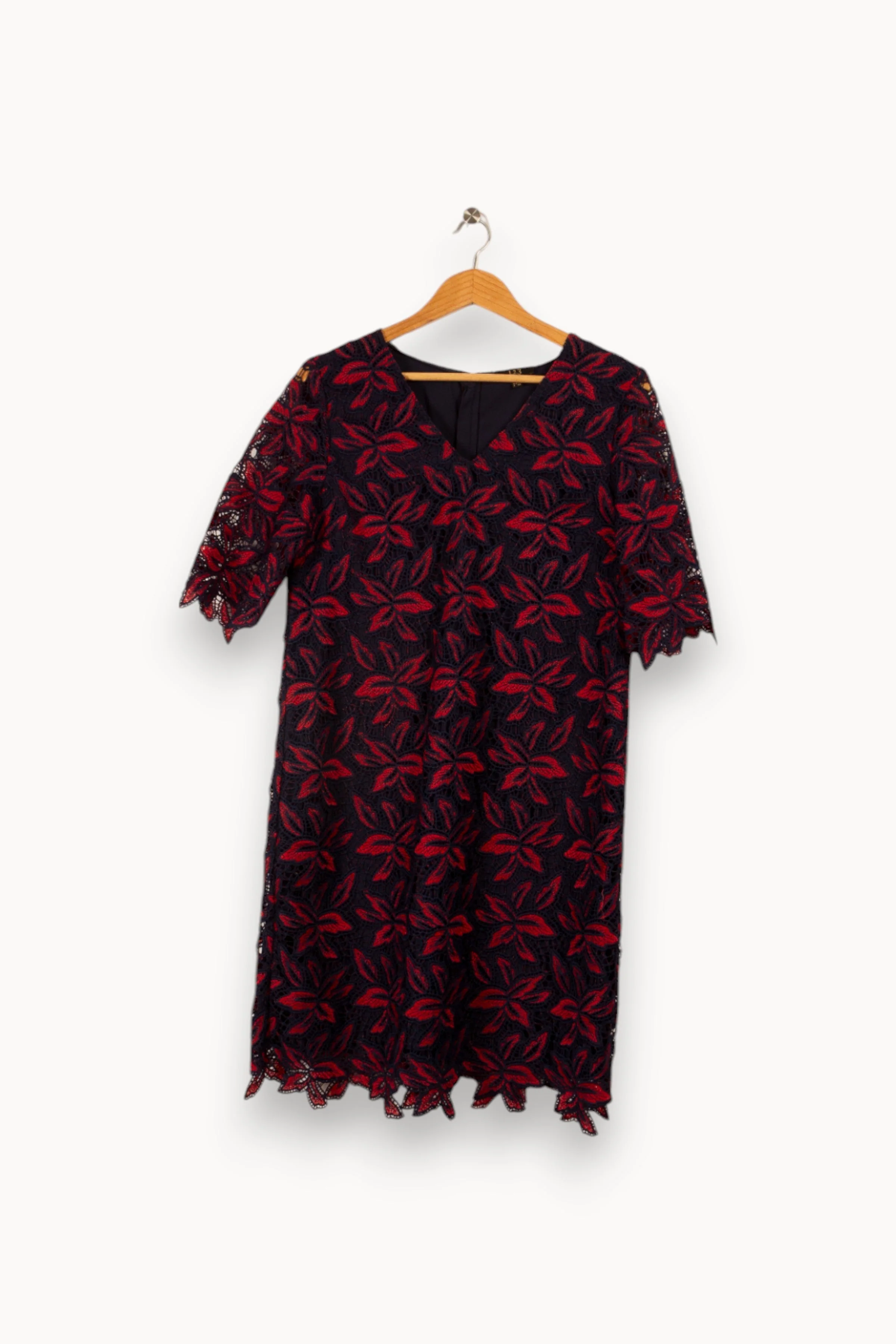Robe bleue et rouge - Taille XL/42 - Image 2