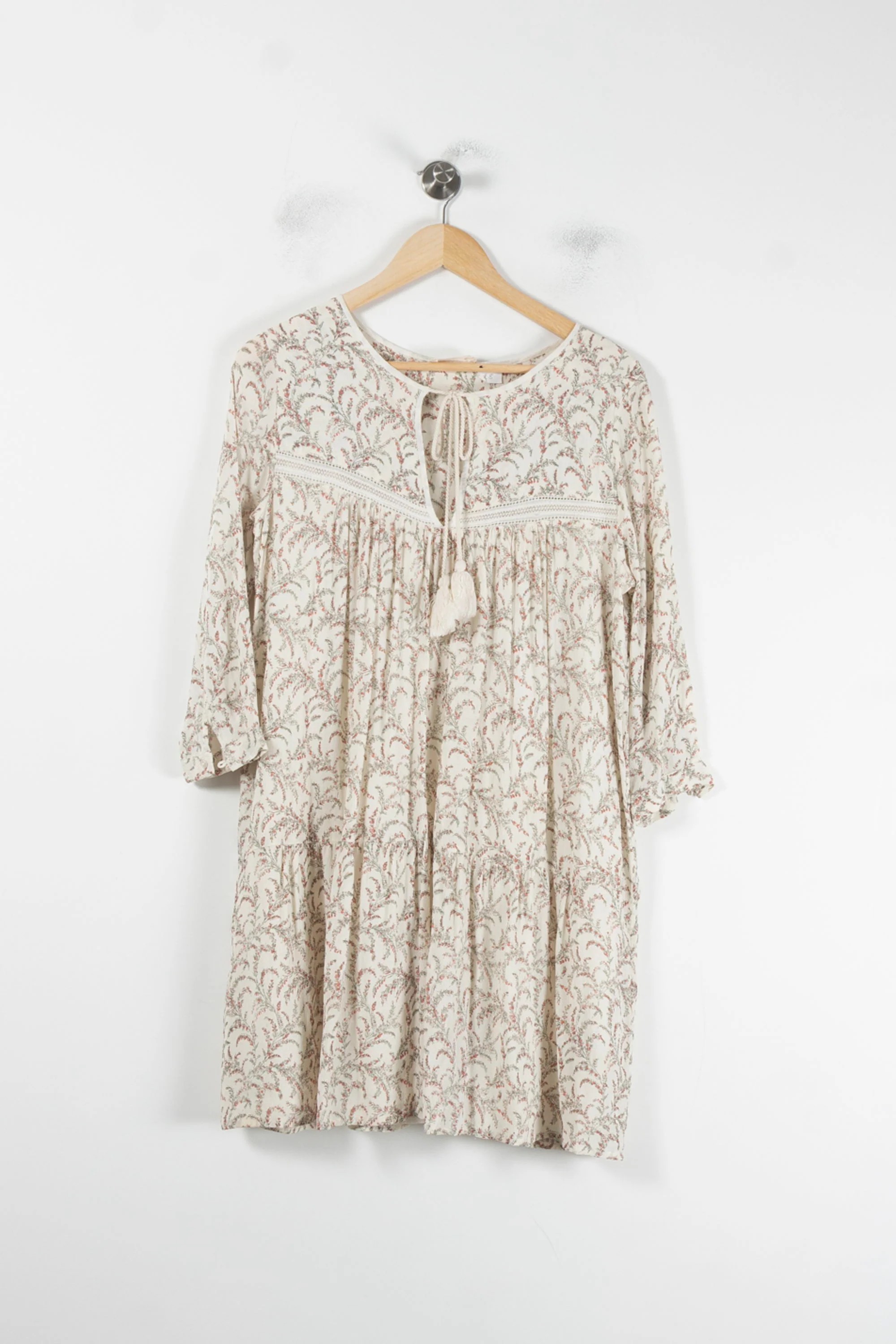 Robe Bohème Beige - Taille M/38 - Image 2