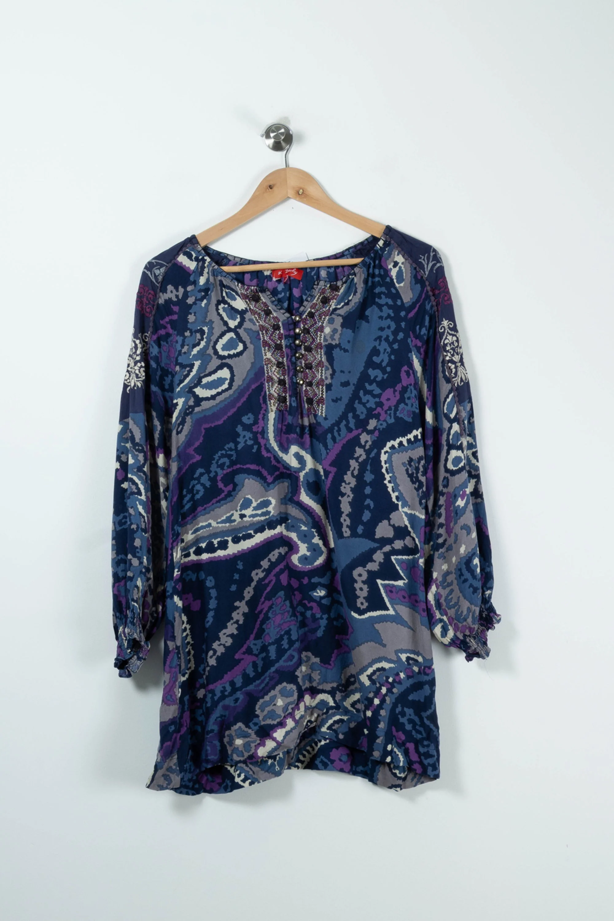 Robe Bohème Bleu et Violet - Taille S/36 - Image 2