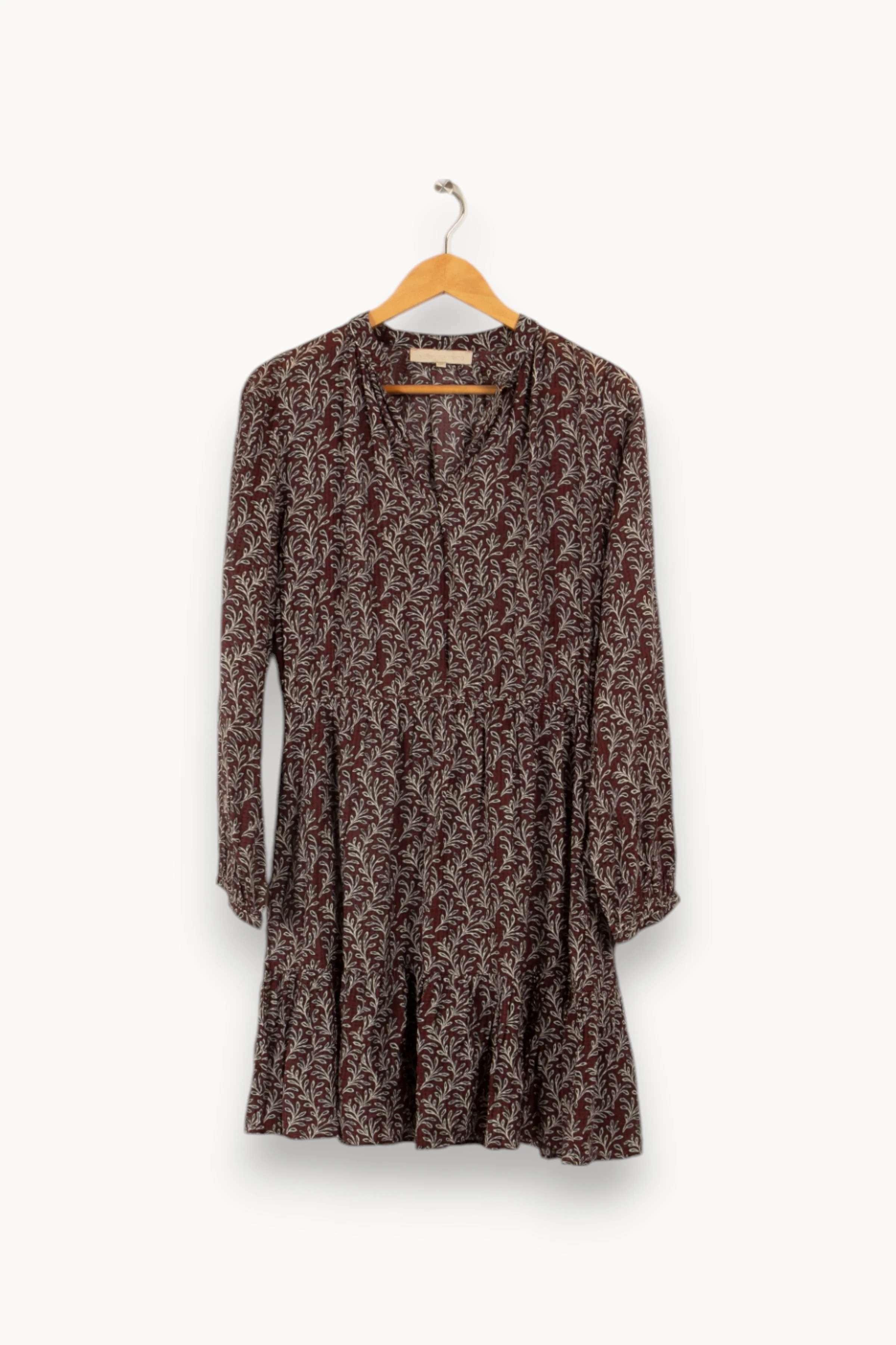 Robe bordeaux à motifs - Taille M/38 - Image 2