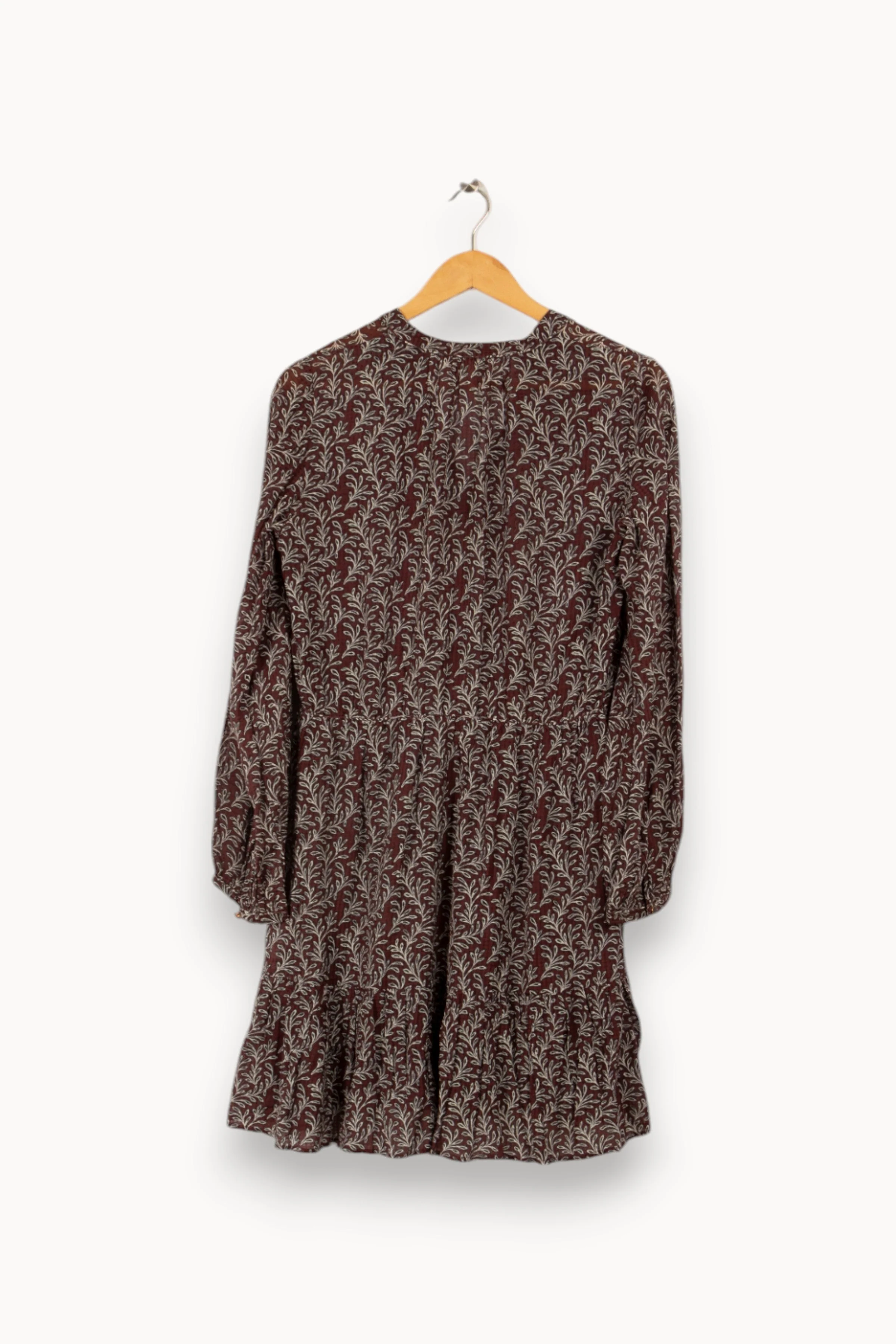 Robe bordeaux à motifs - Taille M/38 - Image 4