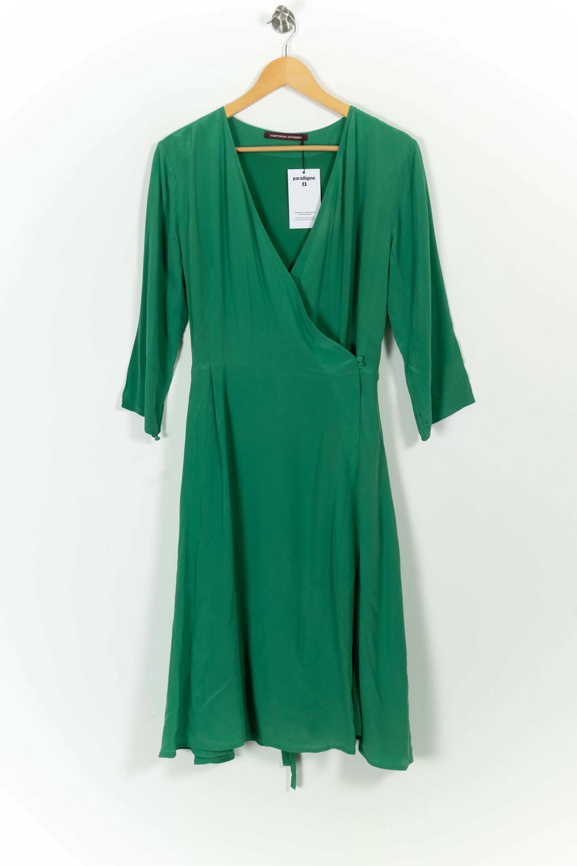 Robe Cache-Cœur Verte - Taille XXL/44 - Image 2
