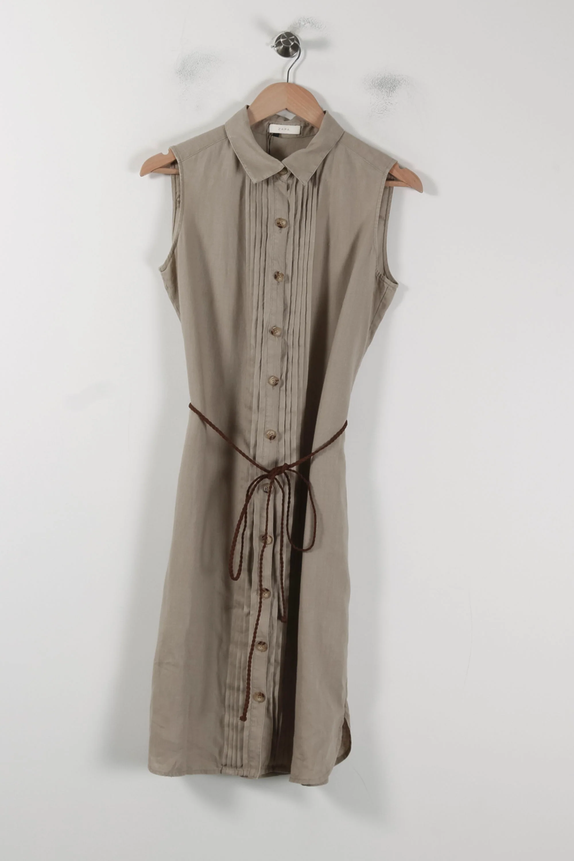 Robe Chemise Beige - Taille L/40 - Image 2