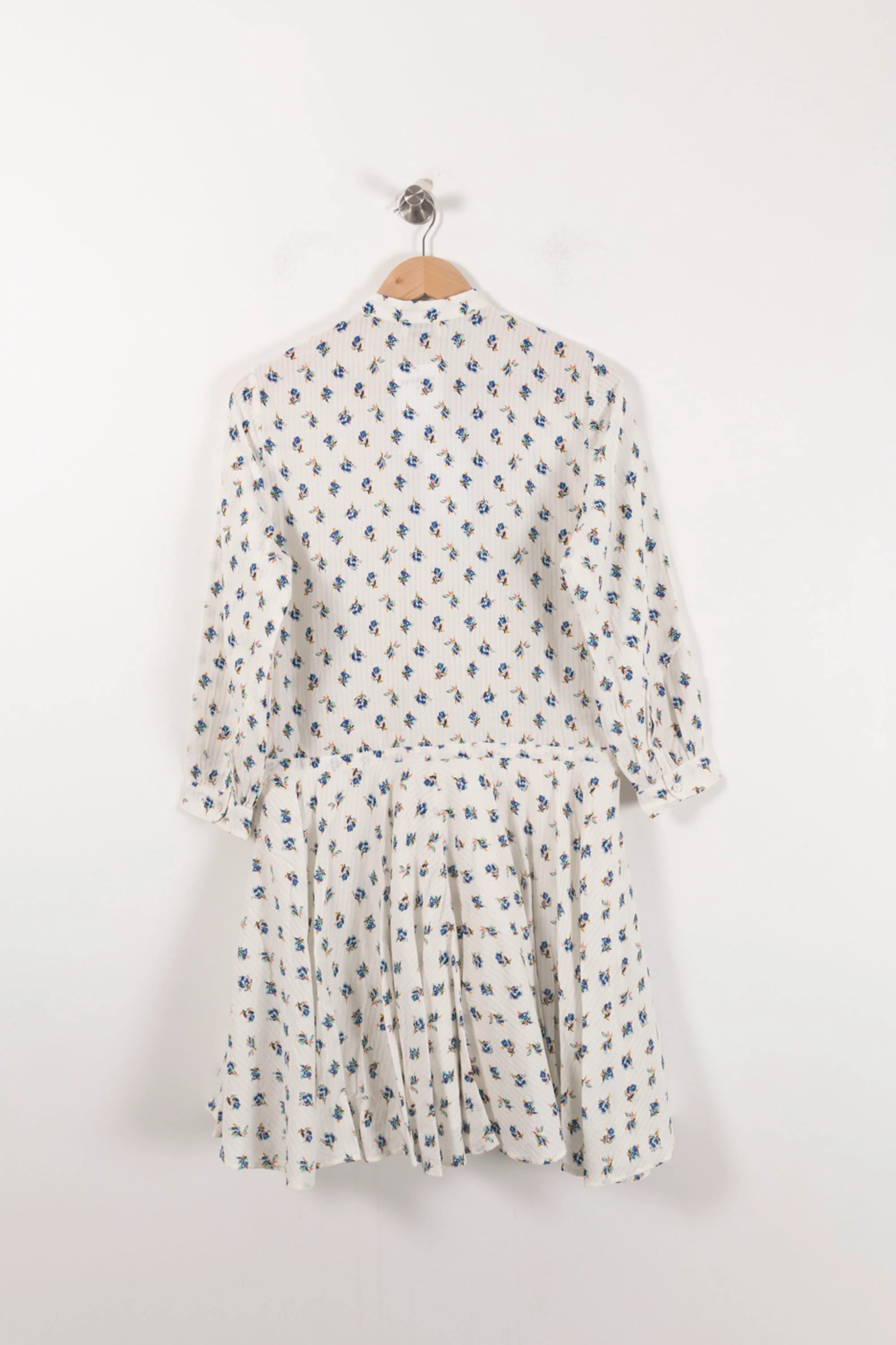 Robe Chemise Blanche et Bleue - Taille S/36 - Image 4