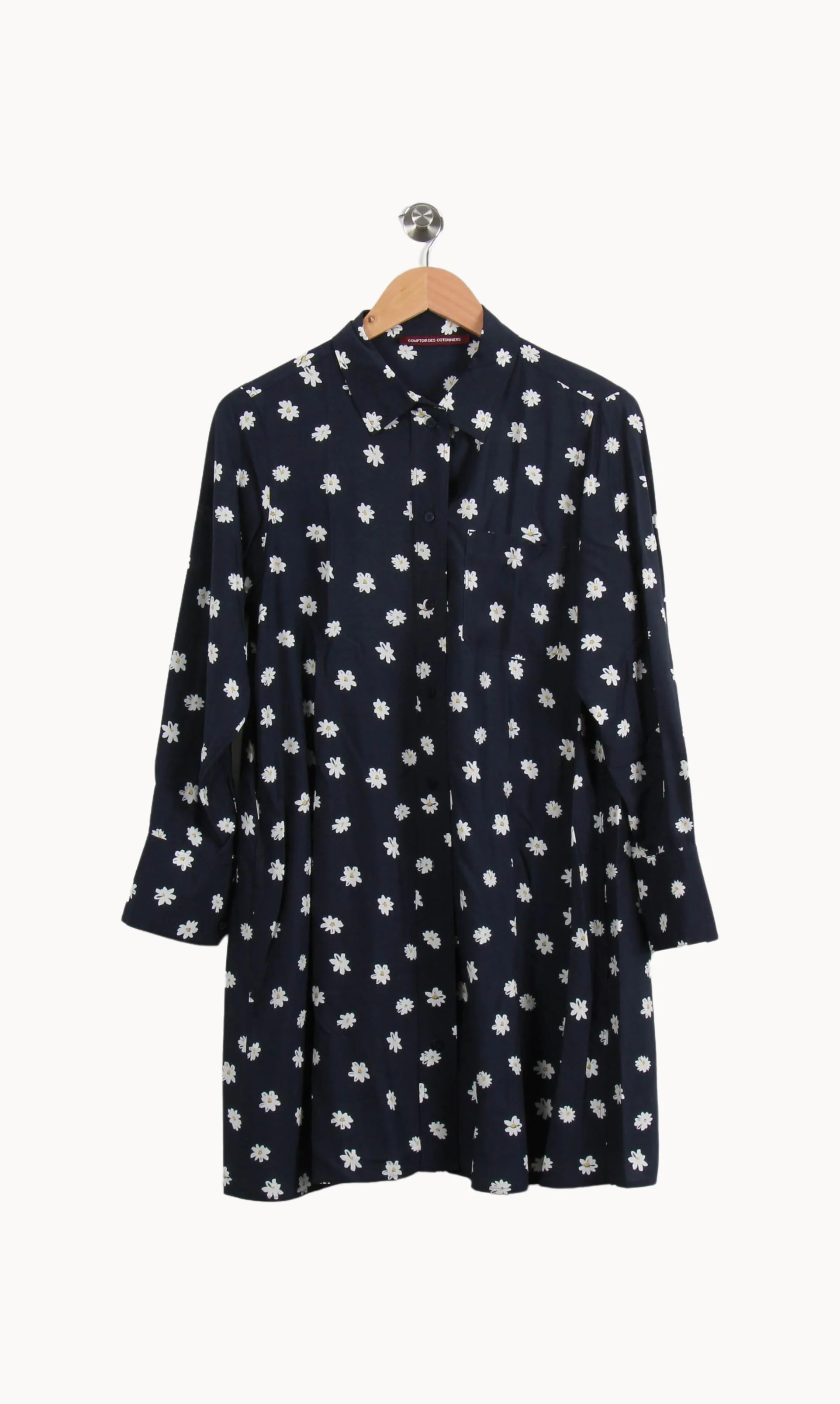 Robe Chemise Bleu et Blanc - Taille S/36 - Image 2