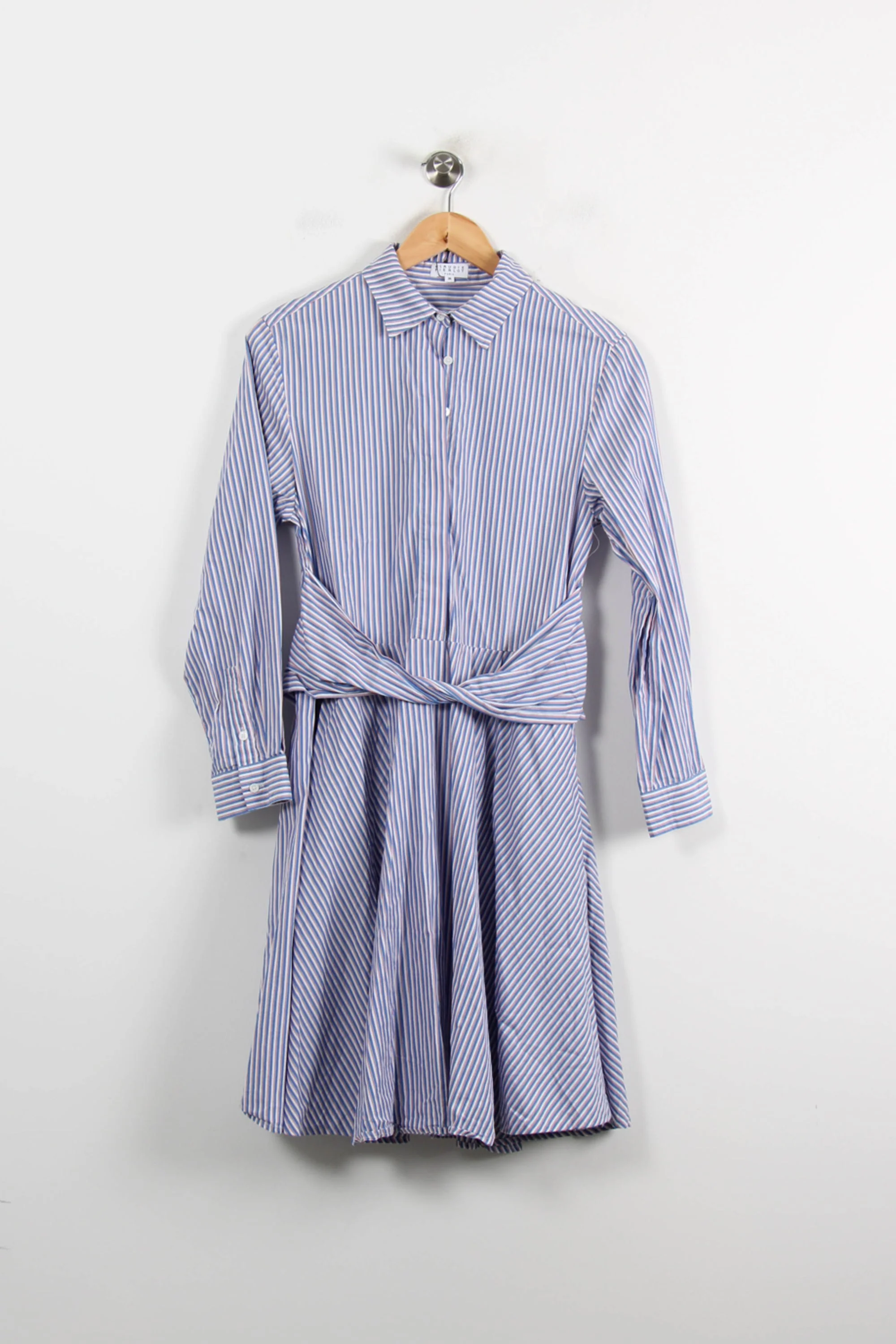 Robe Chemise Bleu et Blanc - Taille S/36 - Image 2