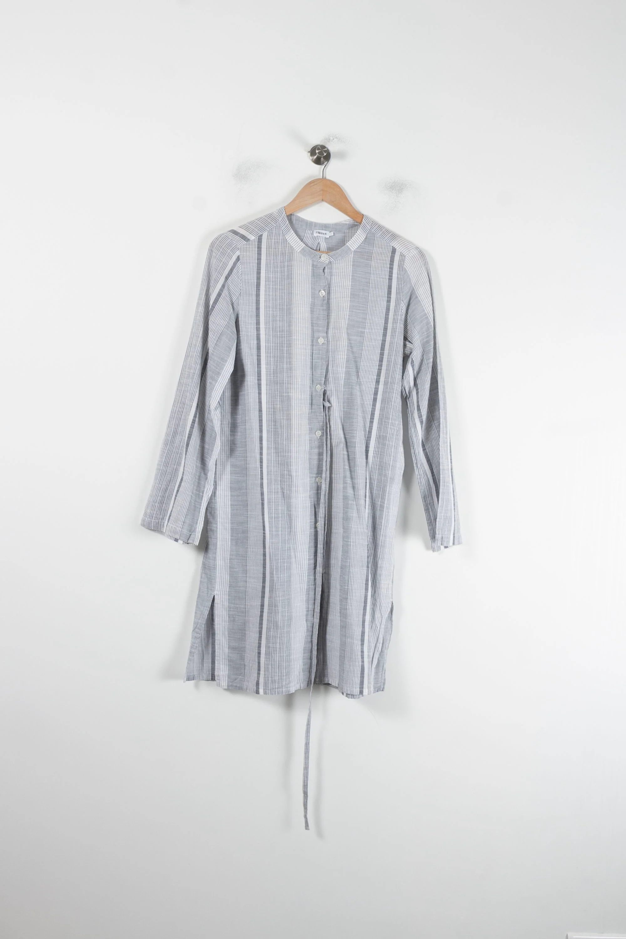 Robe Chemise Bleu et Blanc - Taille S/36 - Image 2