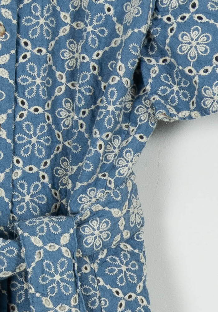 Robe Chemise Bleue et Blanche - Taille S/36 - Image 3