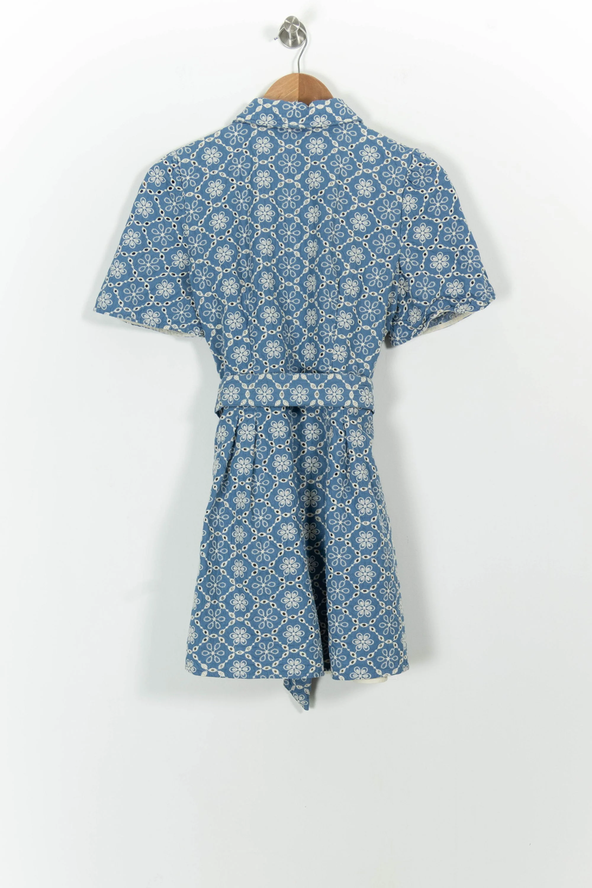 Robe Chemise Bleue et Blanche - Taille S/36 - Image 4