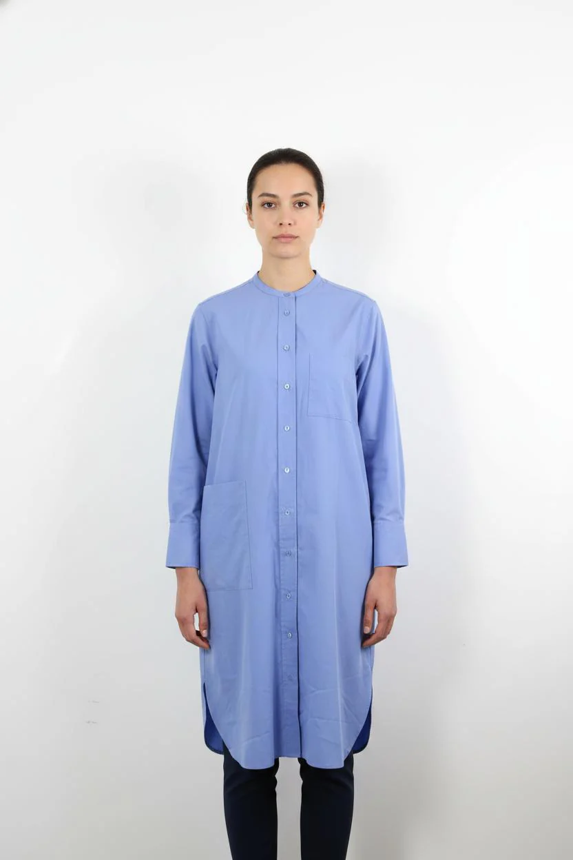 Robe Chemise Bleue - Taille L/40