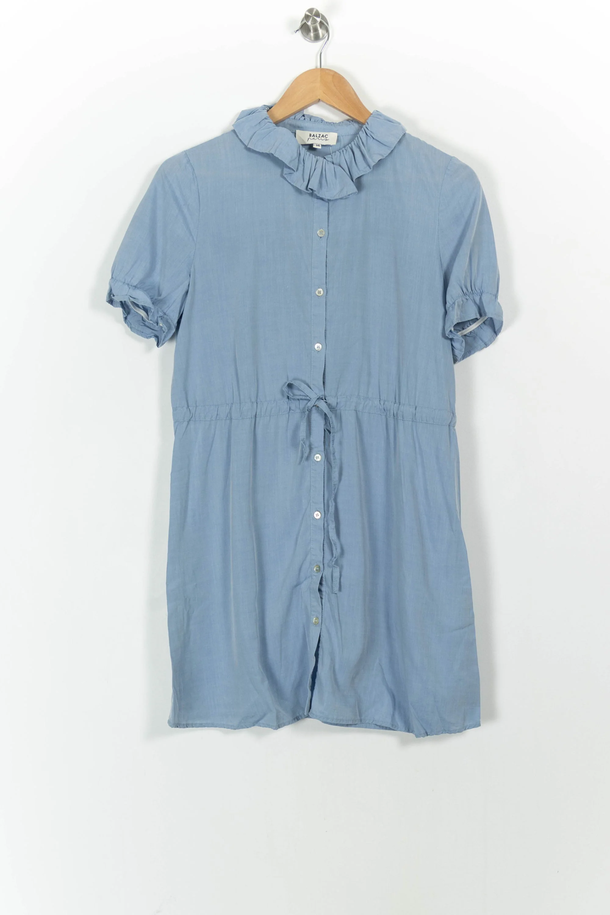 Robe Chemise Bleue - Taille S/36 - Image 2