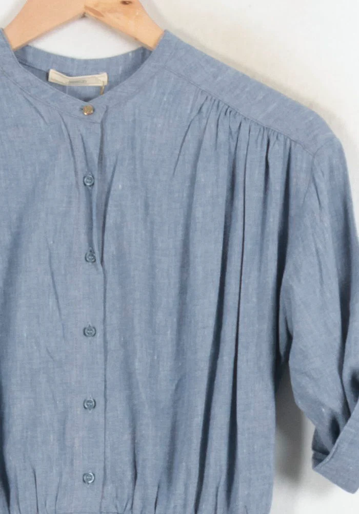 Robe Chemise Bleue - Taille XS/34 - Image 3