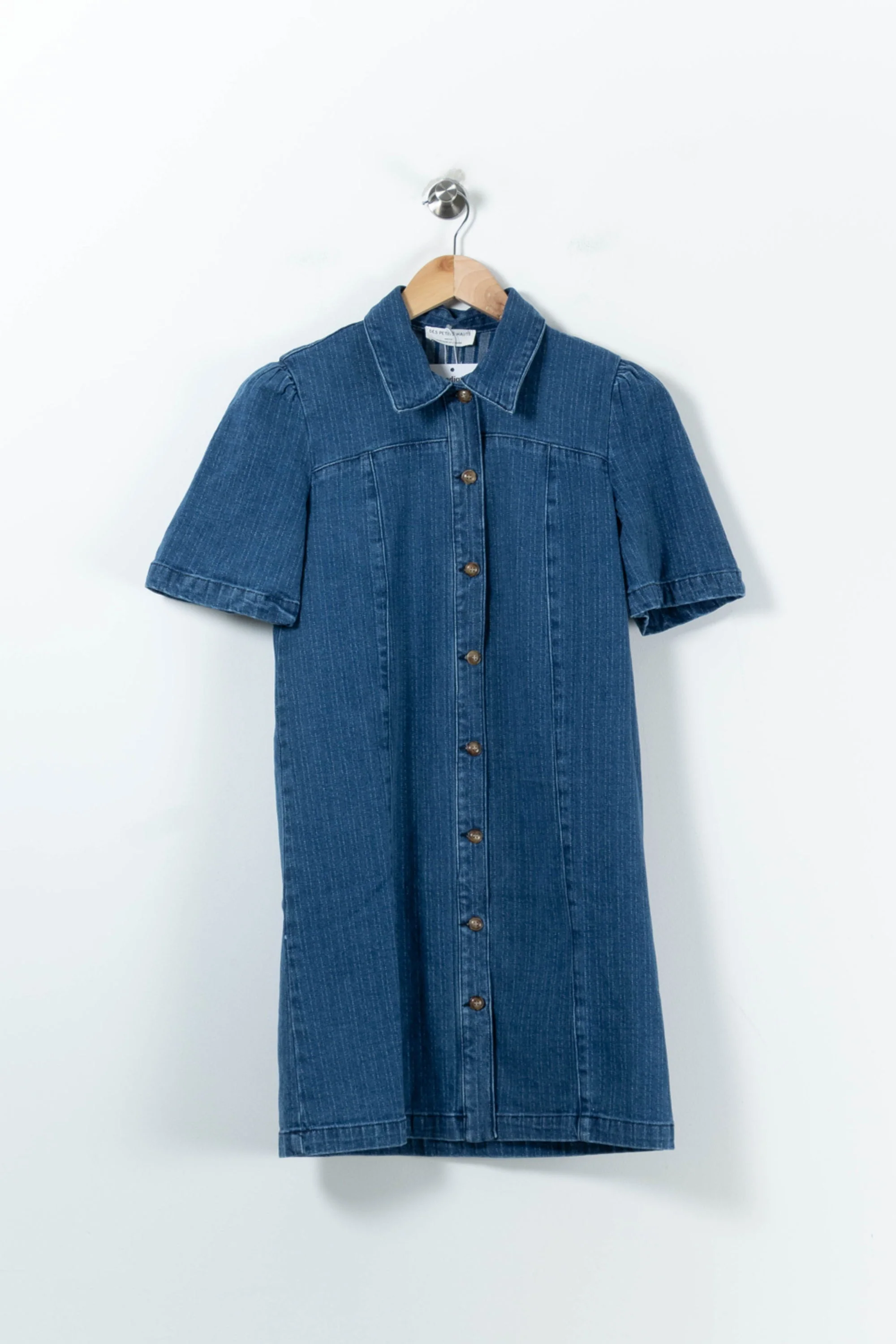 Robe Chemise Bleue - Taille XS/34 - Image 2
