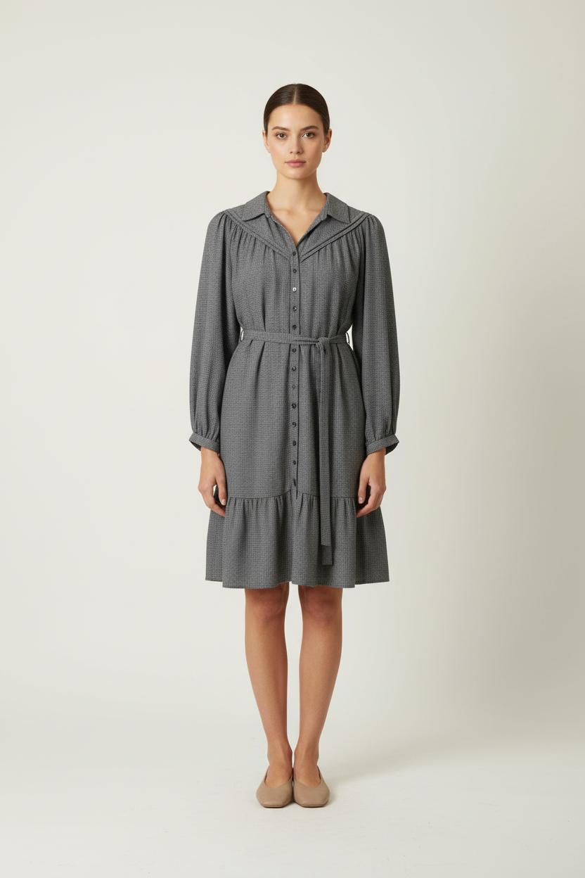 Robe Chemise Grise - Taille S/36