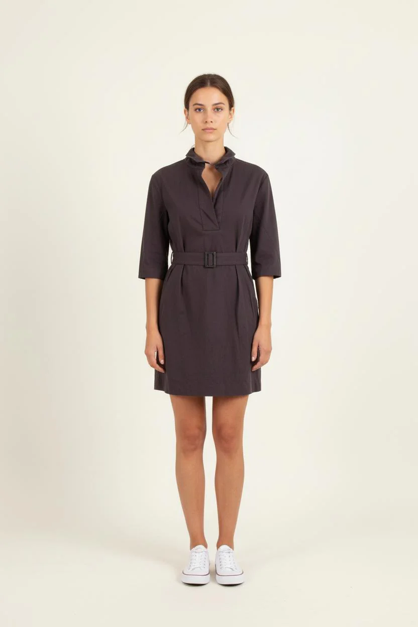 Robe Chemise Grise - Taille XS/34