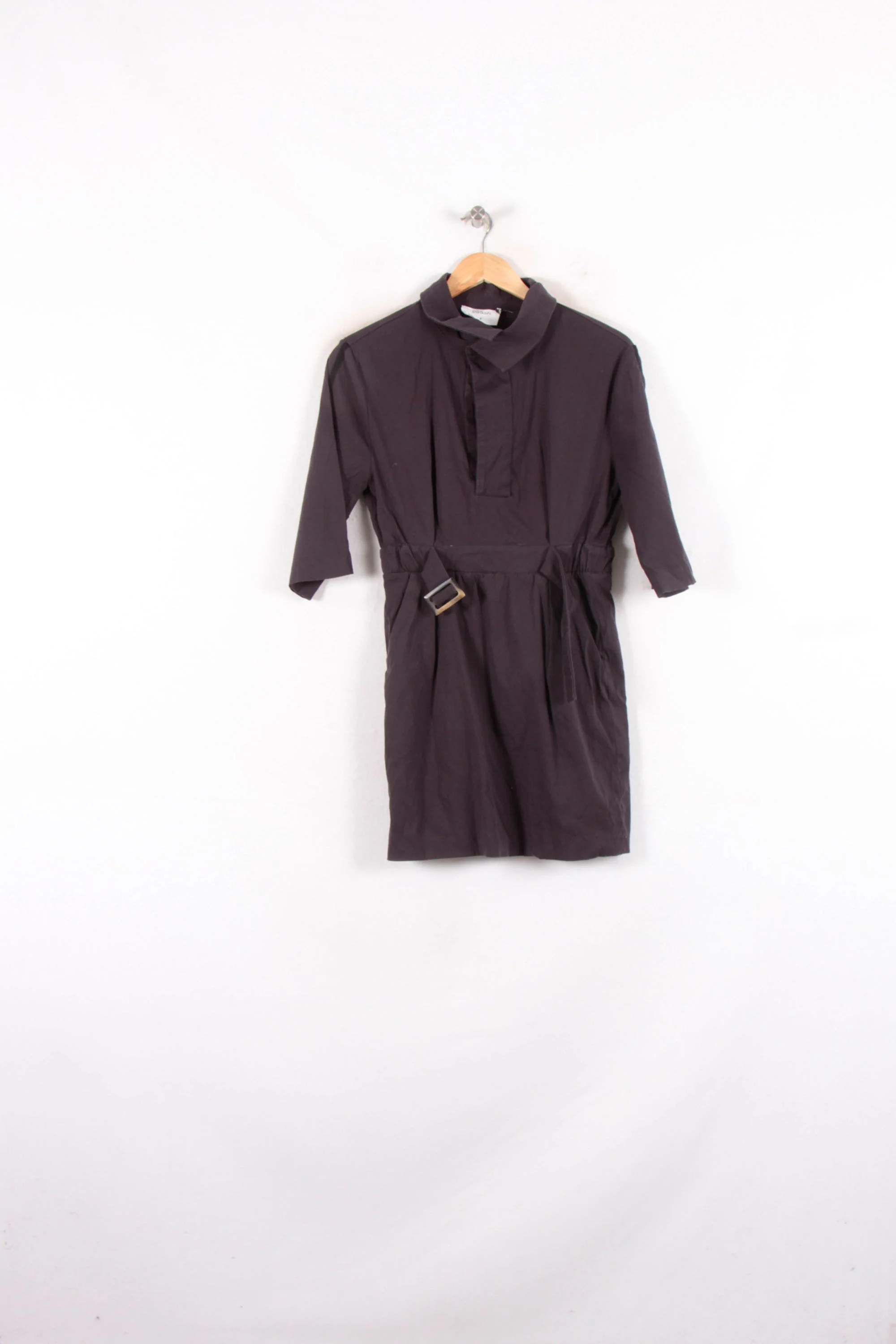 Robe Chemise Grise - Taille XS/34 - Image 2