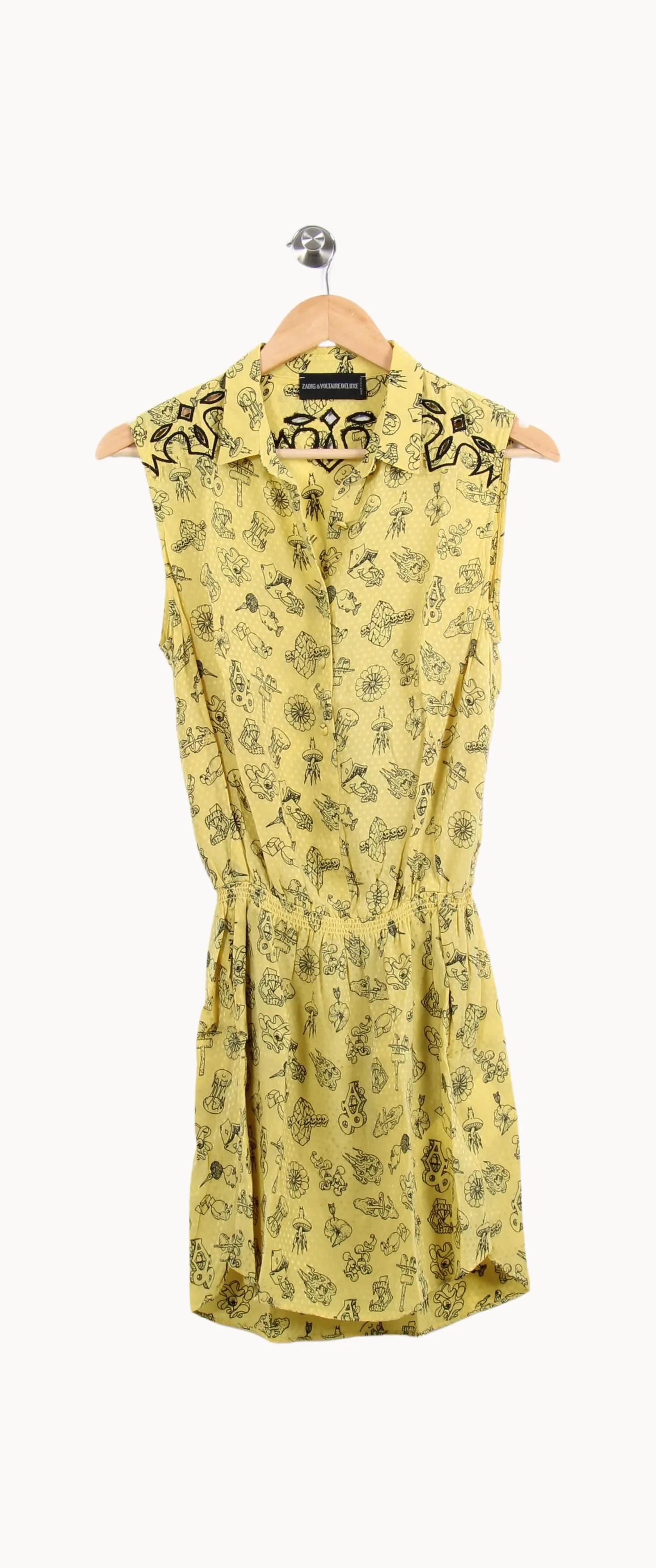 Robe Chemise Jaune - Taille S/36 - Image 2
