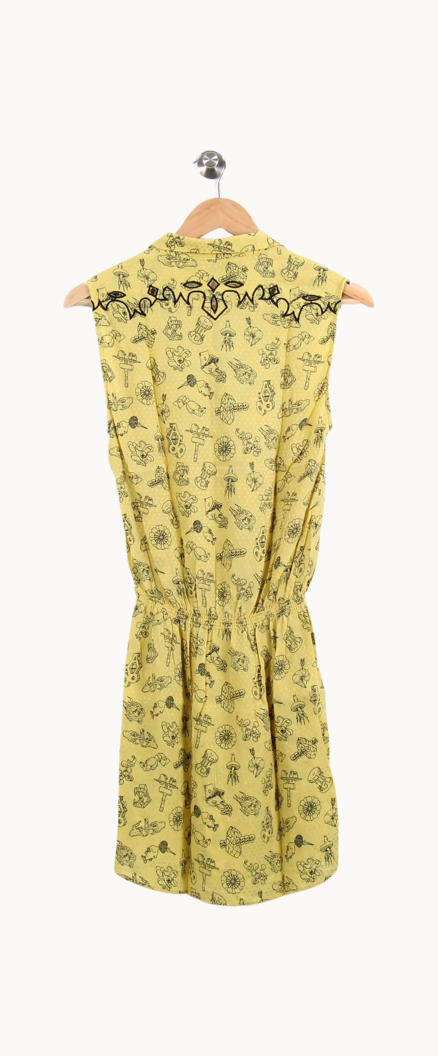 Robe Chemise Jaune - Taille S/36 - Image 4