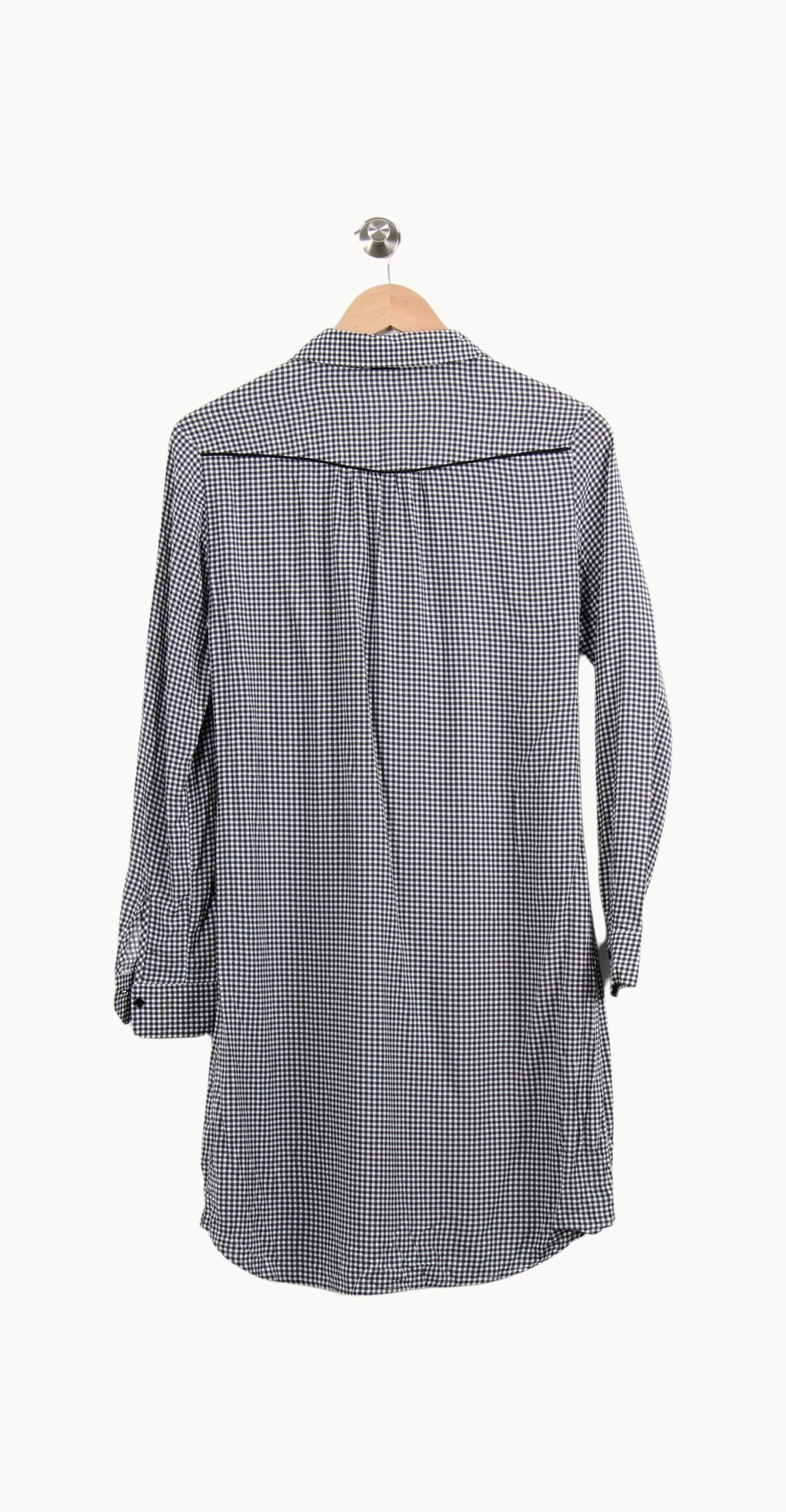 Robe Chemise Noire et Blanche - Taille S/36 - Image 4