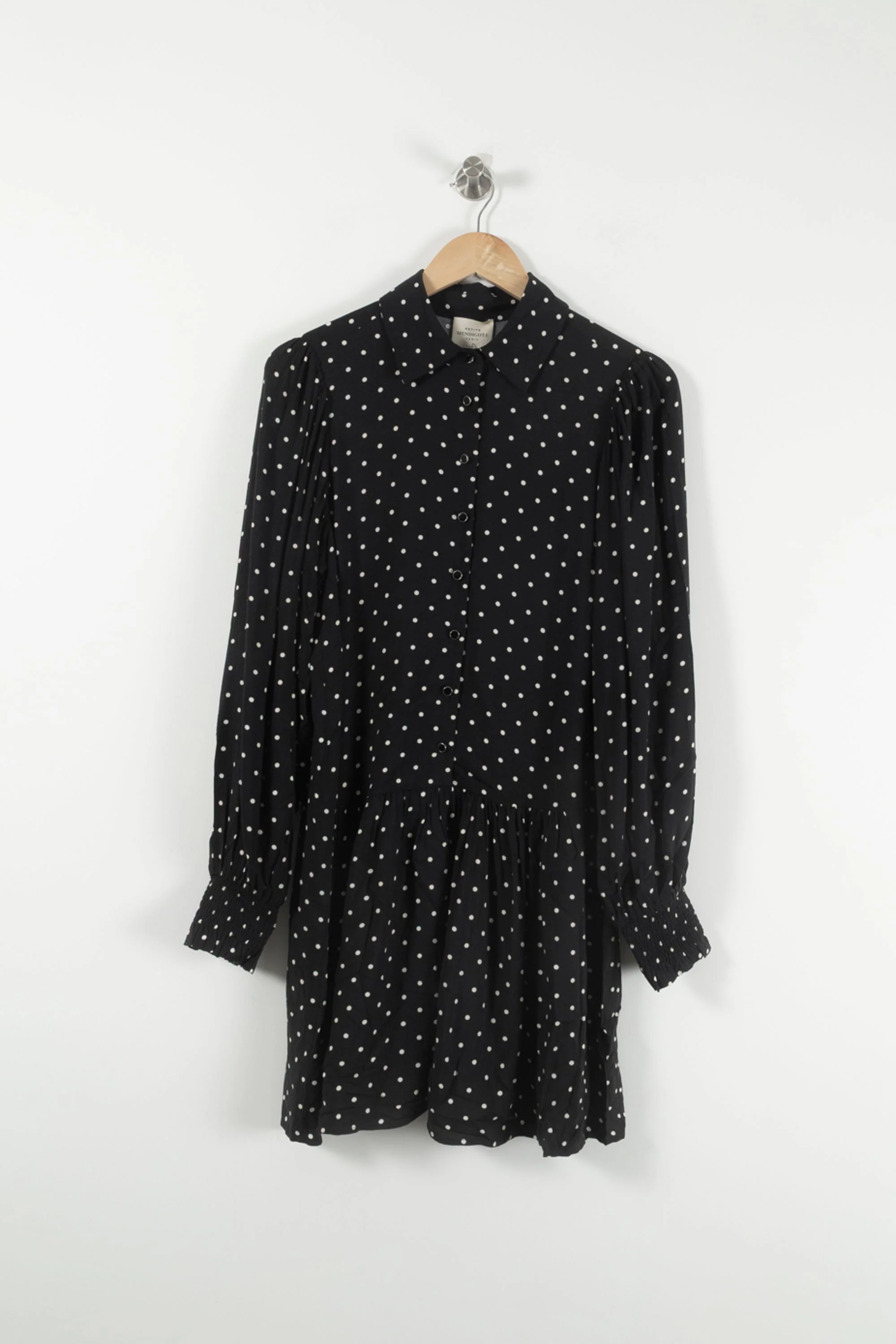 Robe Chemise Noire et Blanche - Taille S/36 - Image 2