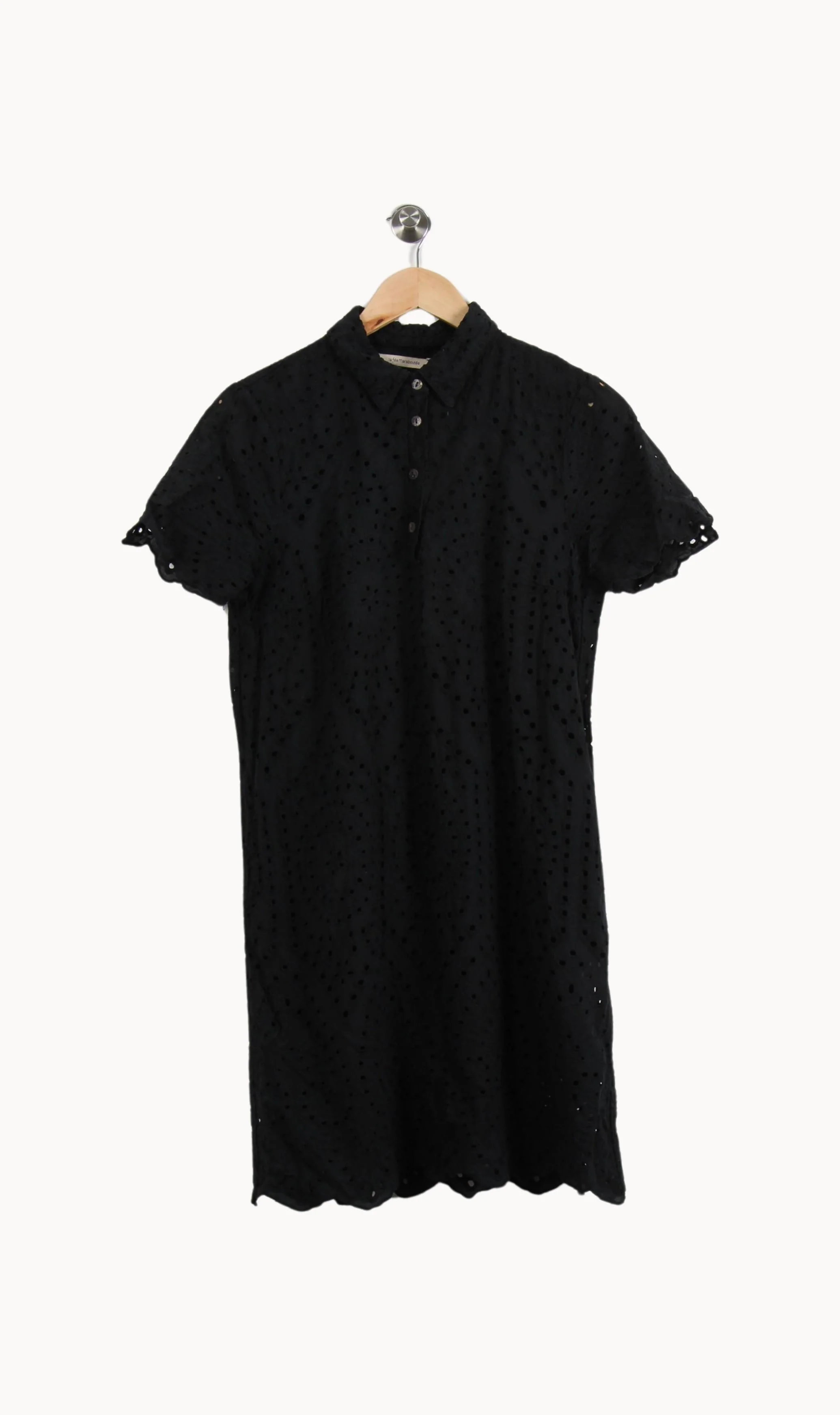 Robe Chemise Noire - Taille L/40 - Image 2