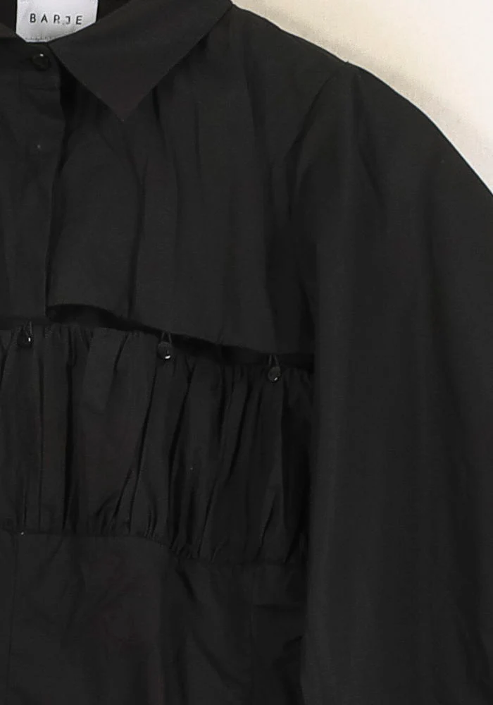 Robe Chemise Noire - Taille M/38 - Image 3