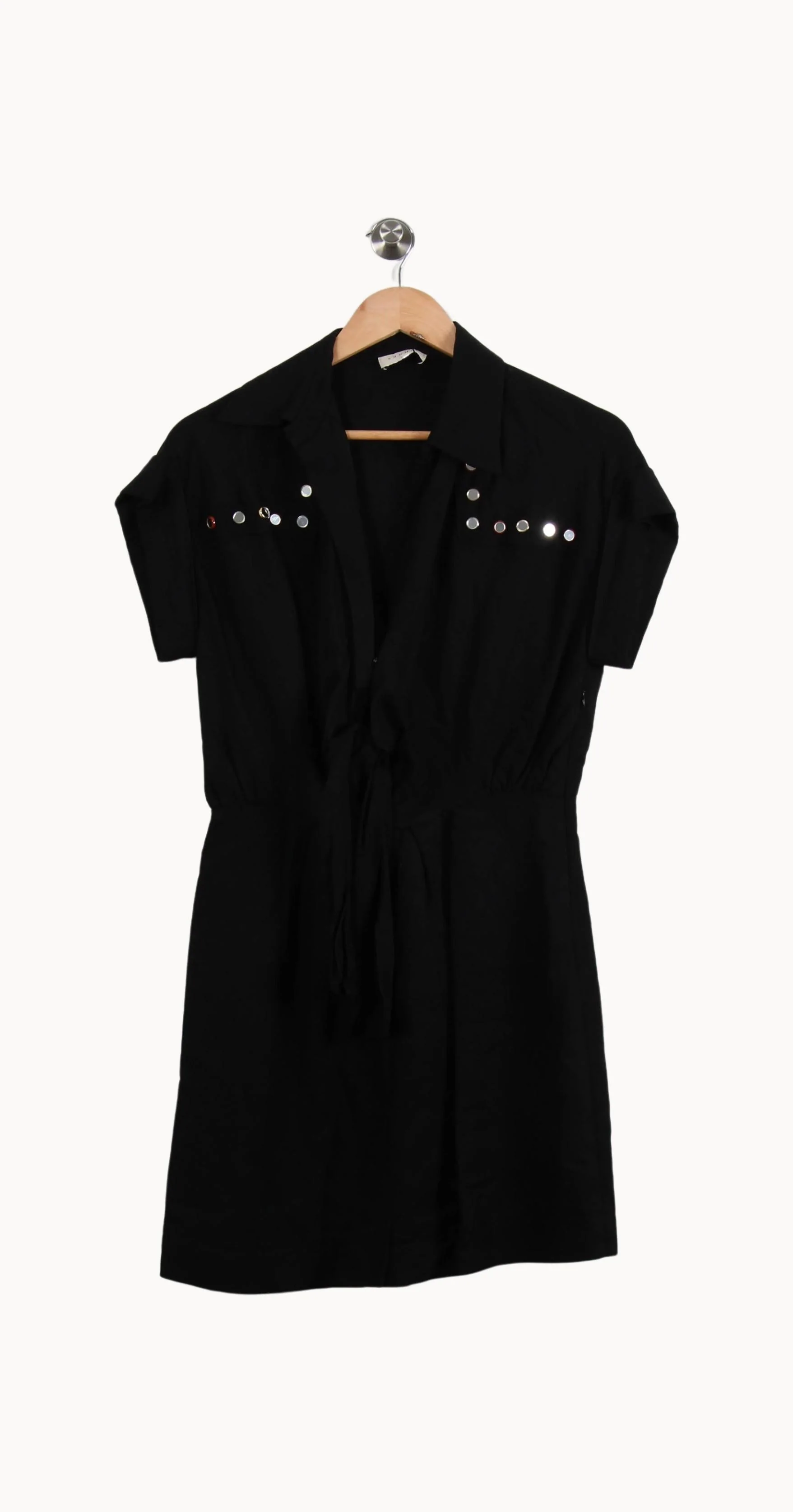 Robe Chemise Noire - Taille S/36 - Image 2