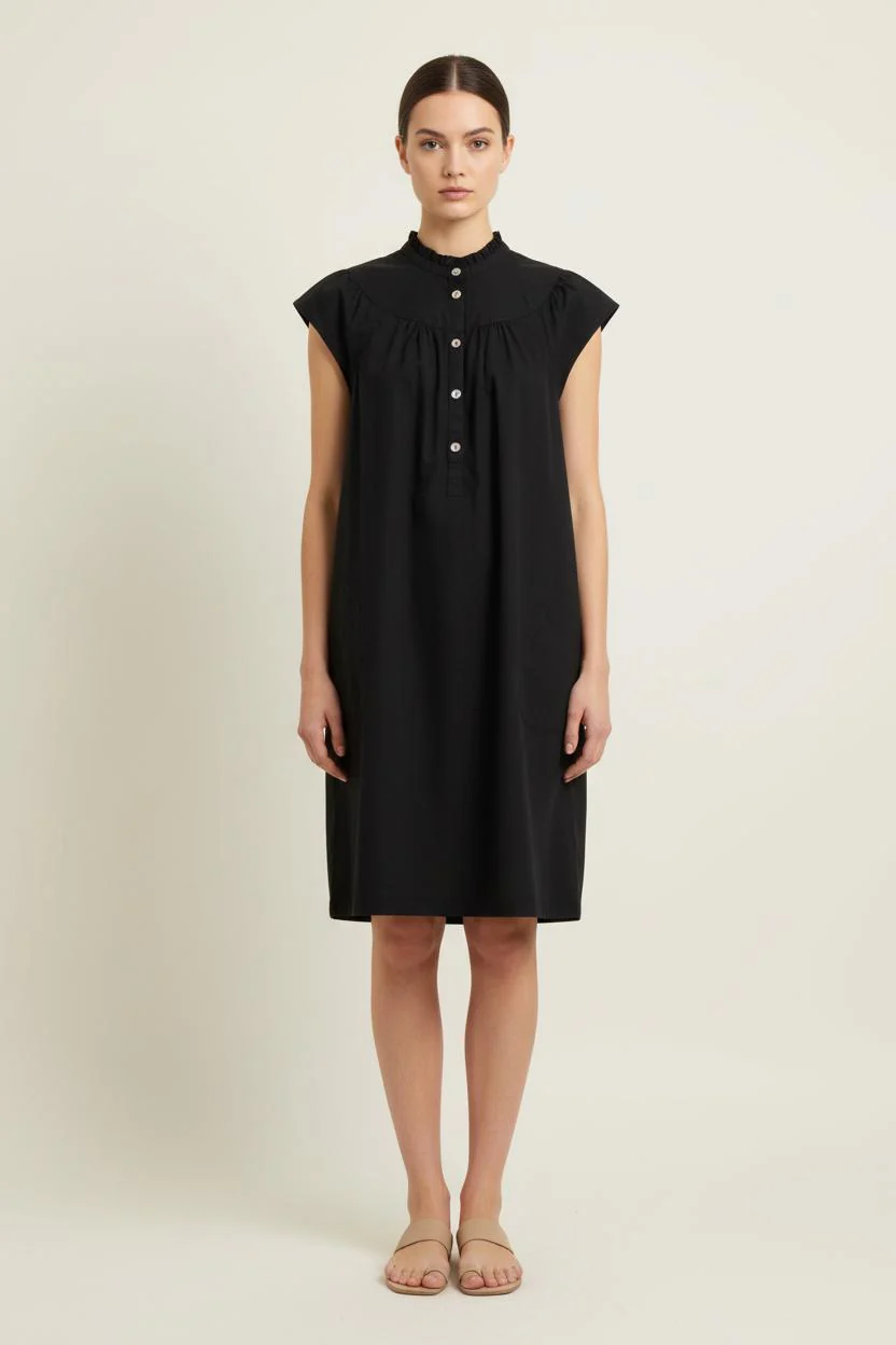 Robe Chemise Noire - Taille S/36