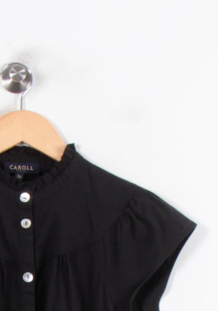 Robe Chemise Noire - Taille S/36 - Image 3