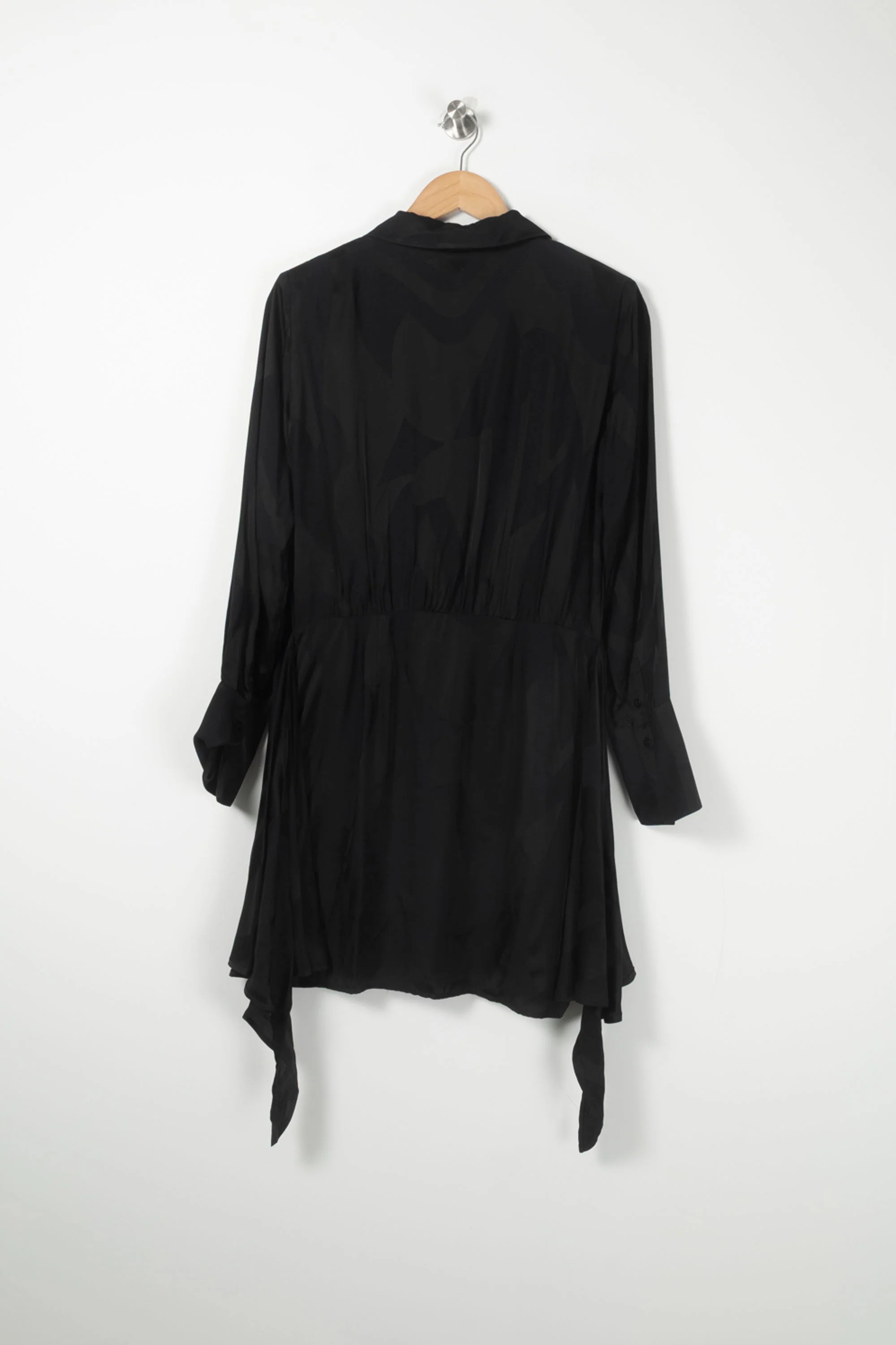 Robe Chemise Noire - Taille XS/34 - Image 4