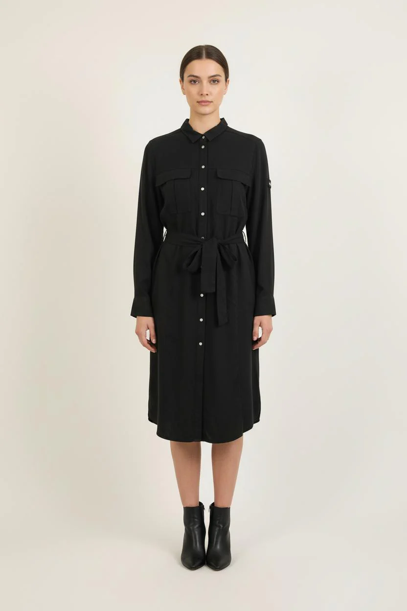 Robe Chemise Noire - Taille XXL/44