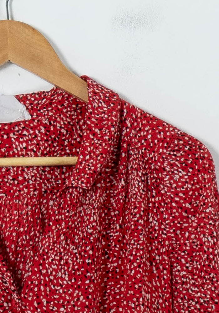 Robe Chemise Rouge et Blanche - Taille XS/34 - Image 3