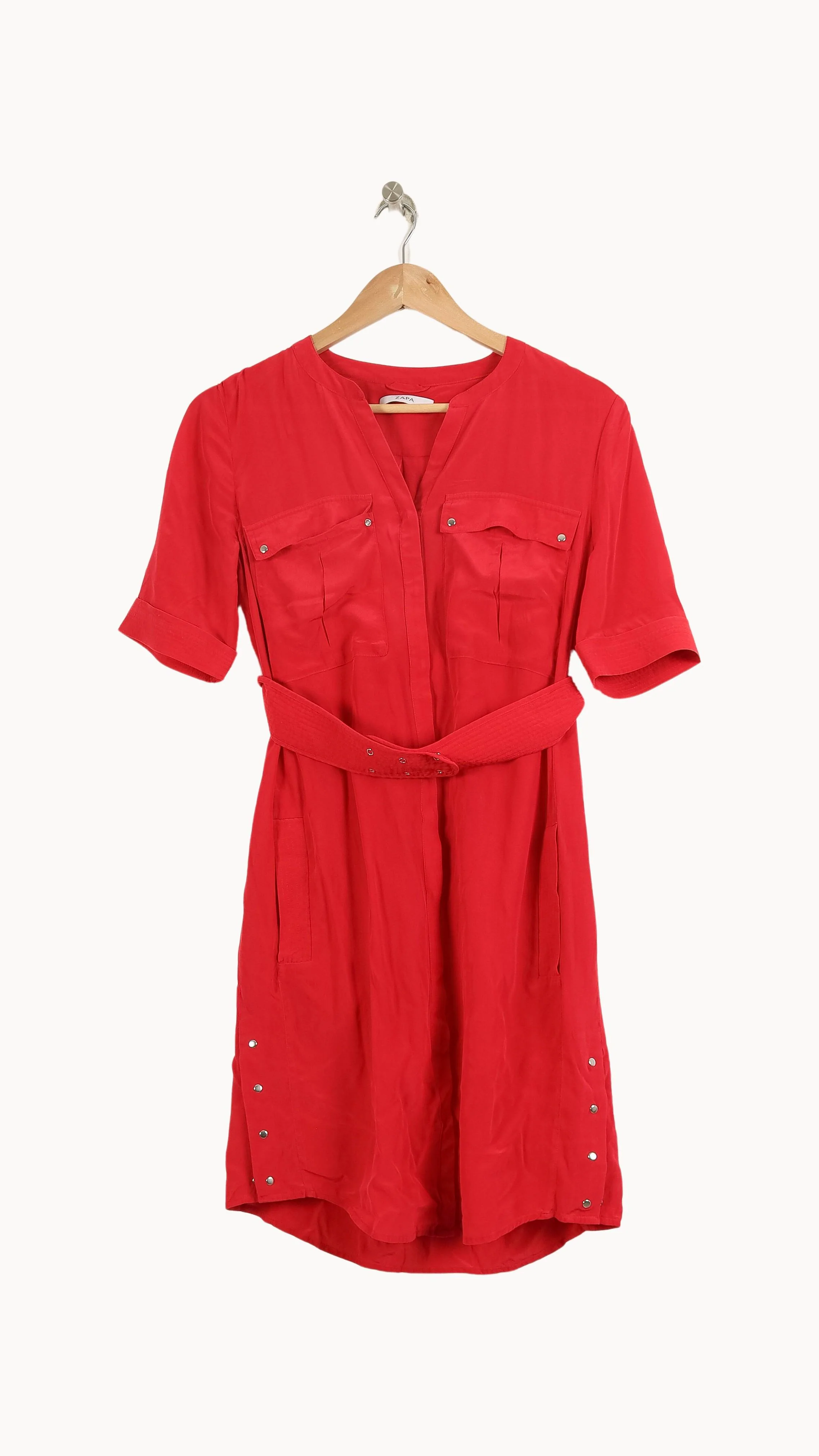 Robe Chemise Rouge - Taille M/38 - Image 2