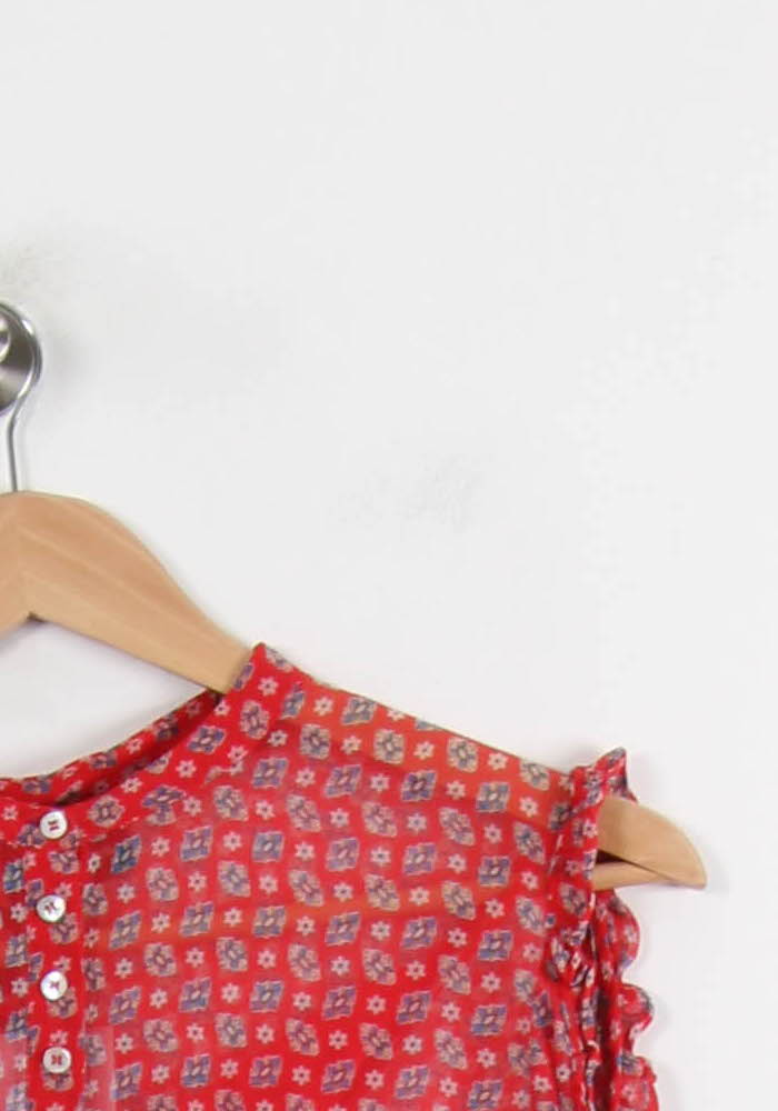 Robe Chemise Rouge - Taille S/36 - Image 3