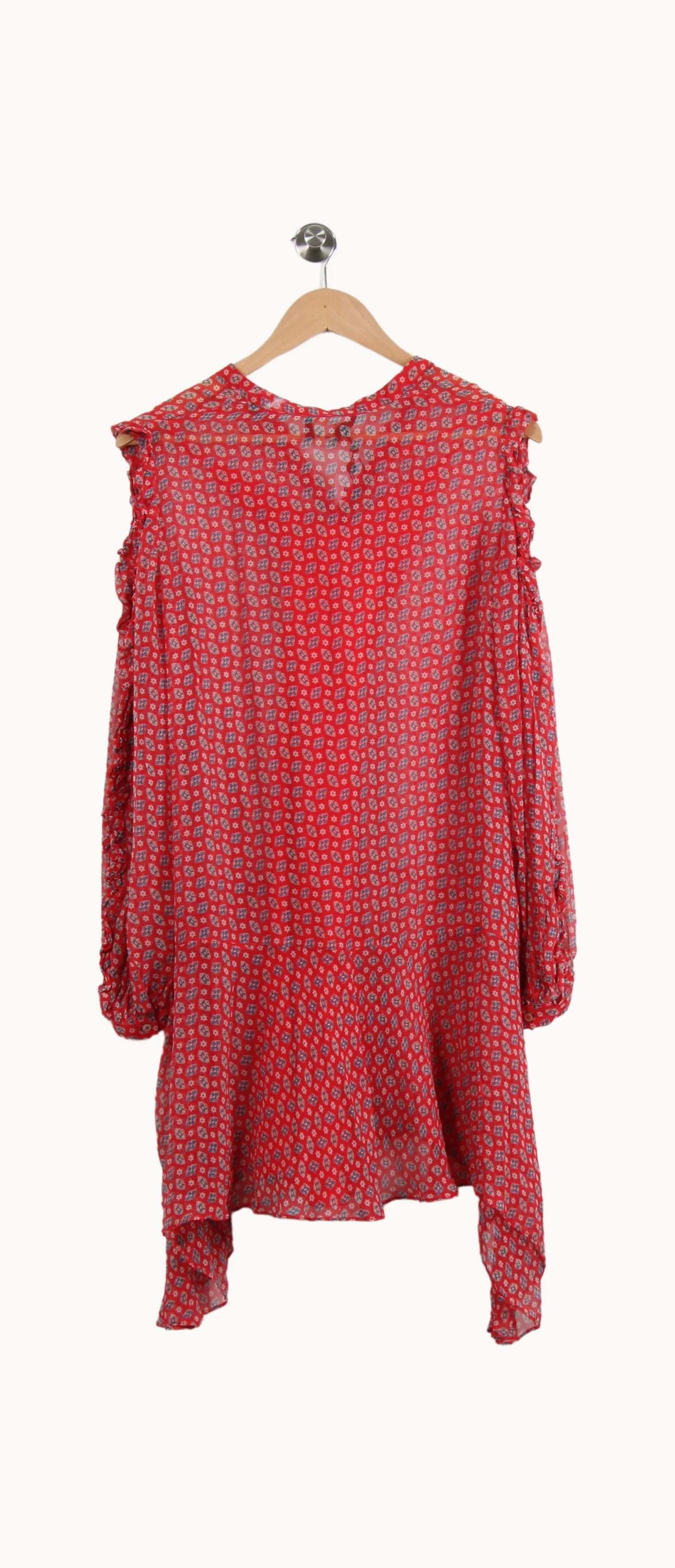Robe Chemise Rouge - Taille S/36 - Image 4